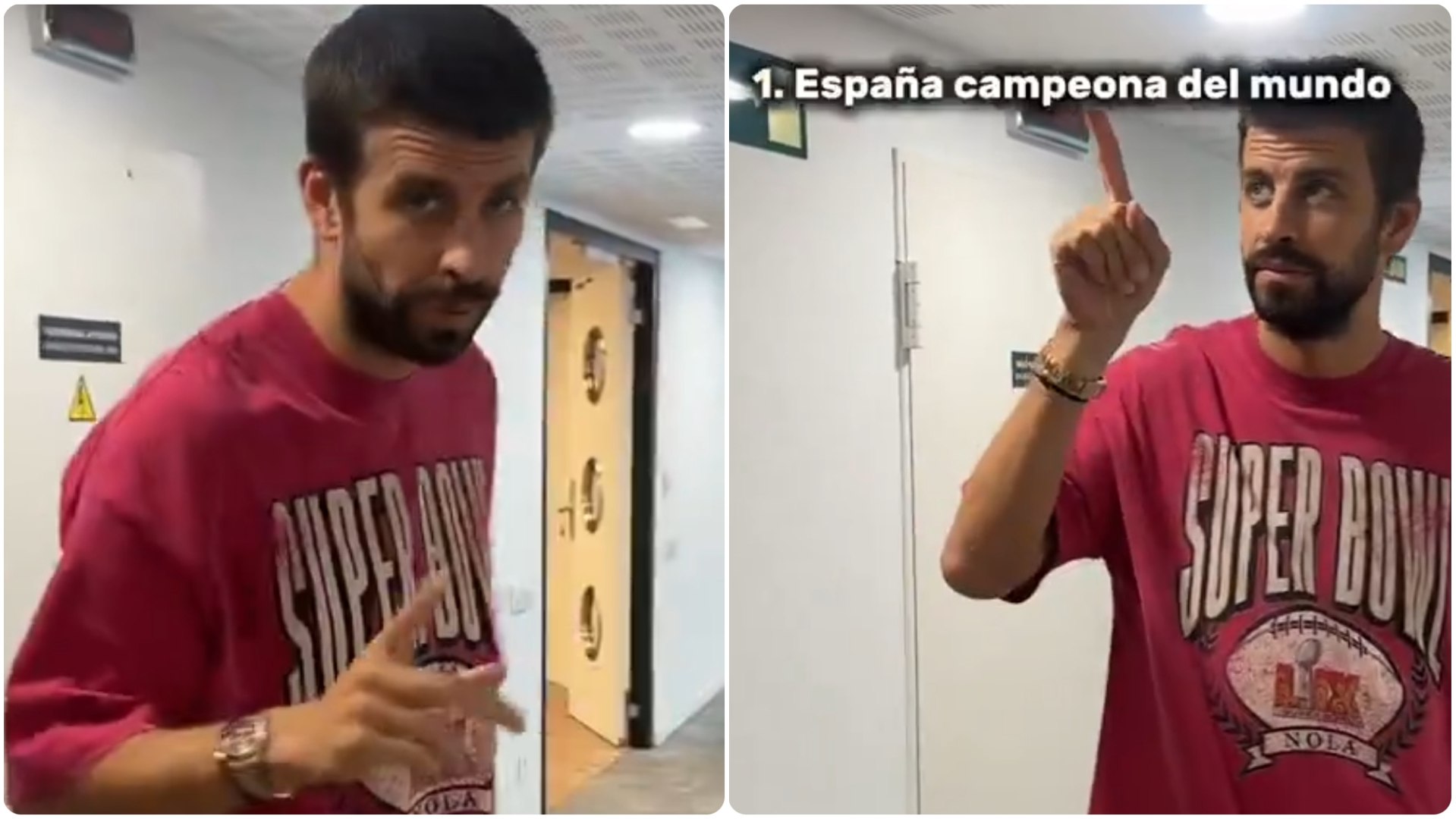 Gerard Piqué subió a sus redes un vídeo para reírse de toda la temporada del Real Madrid y del gran momento que vive el FC Barcelona.