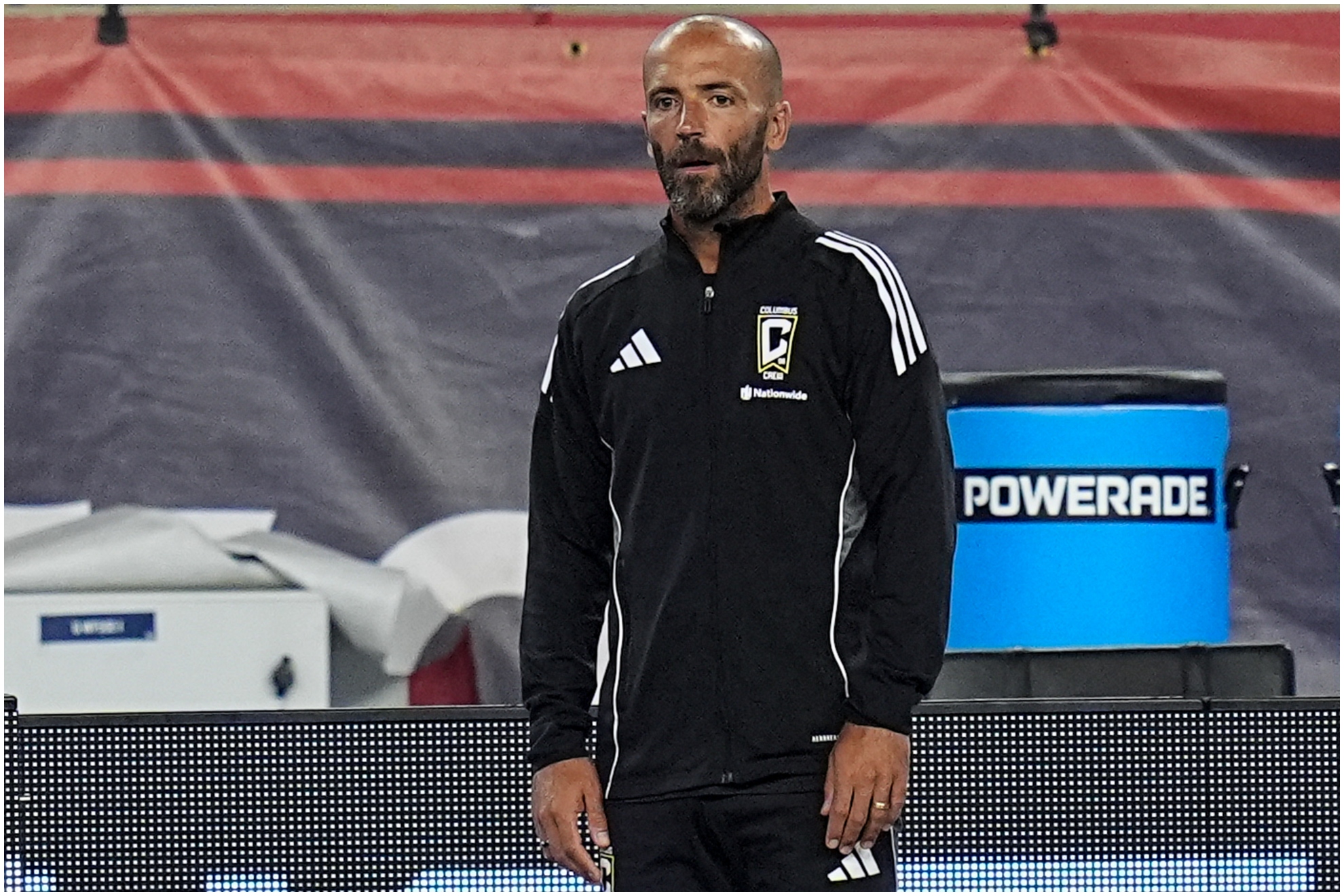 Federico Higuaín entrenando al Columbus Crew.