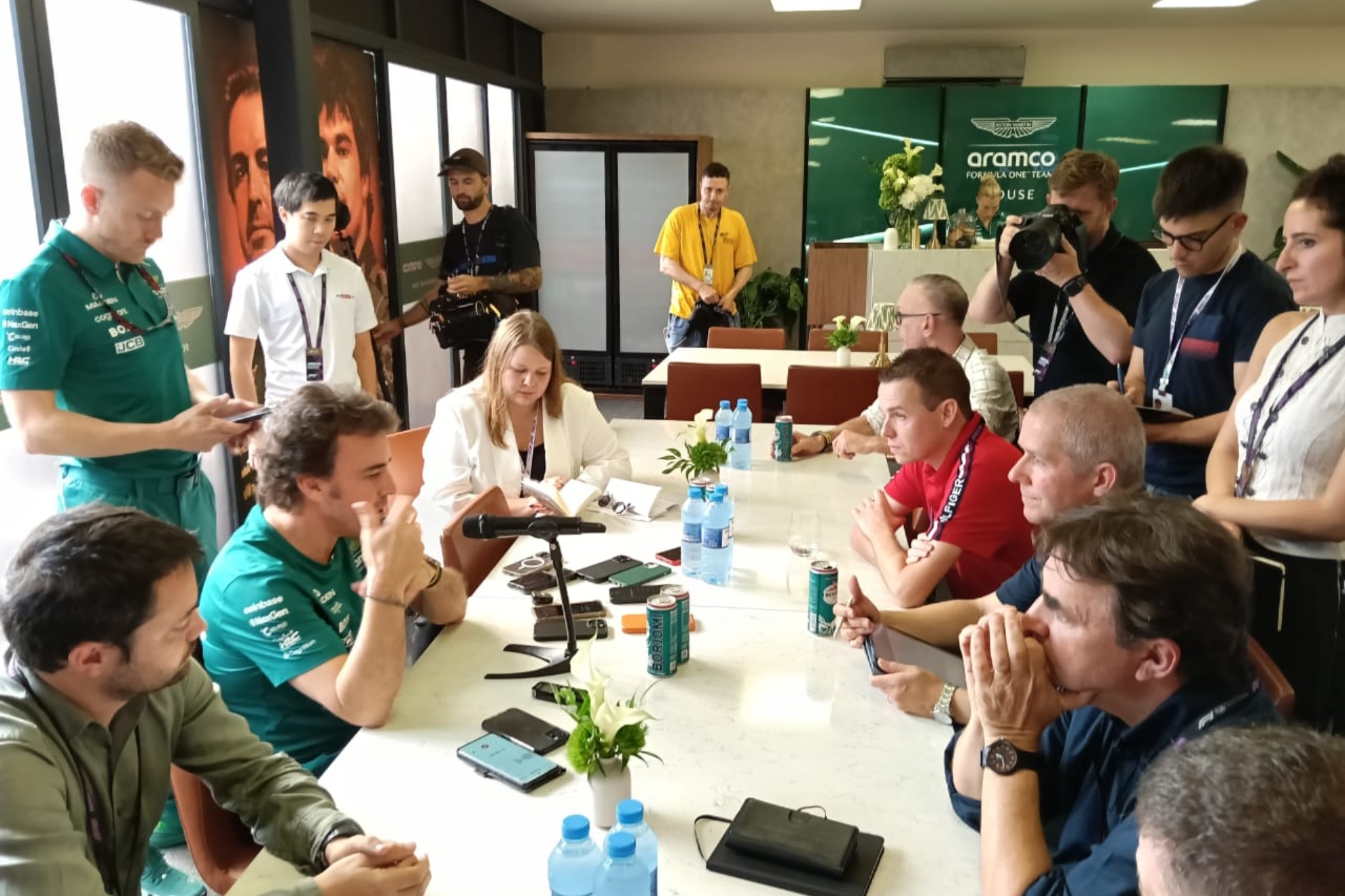 Alonso, en el Media Day.