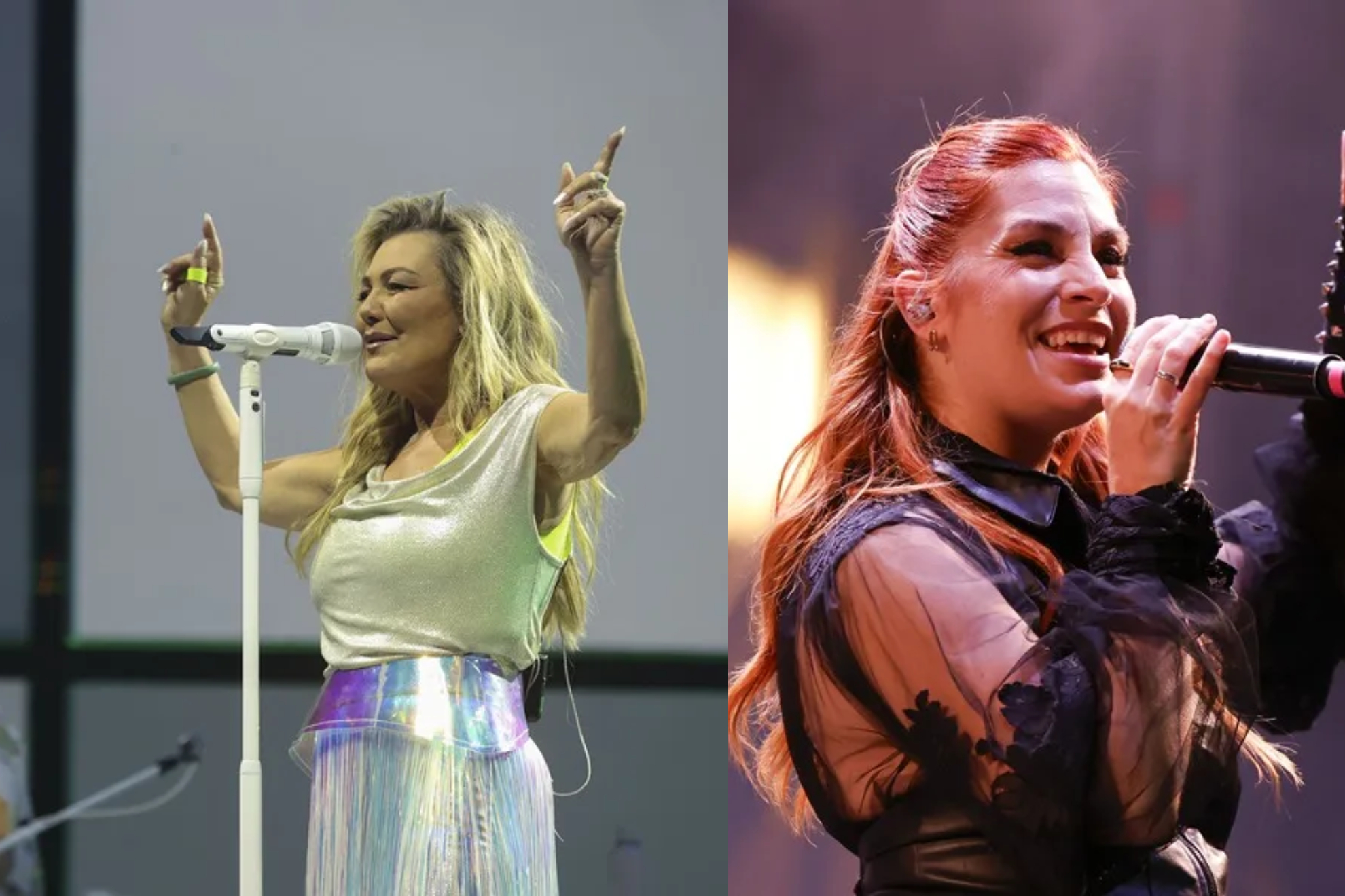 Amaia Montero izquierda, Leire Martínez derecha EFE