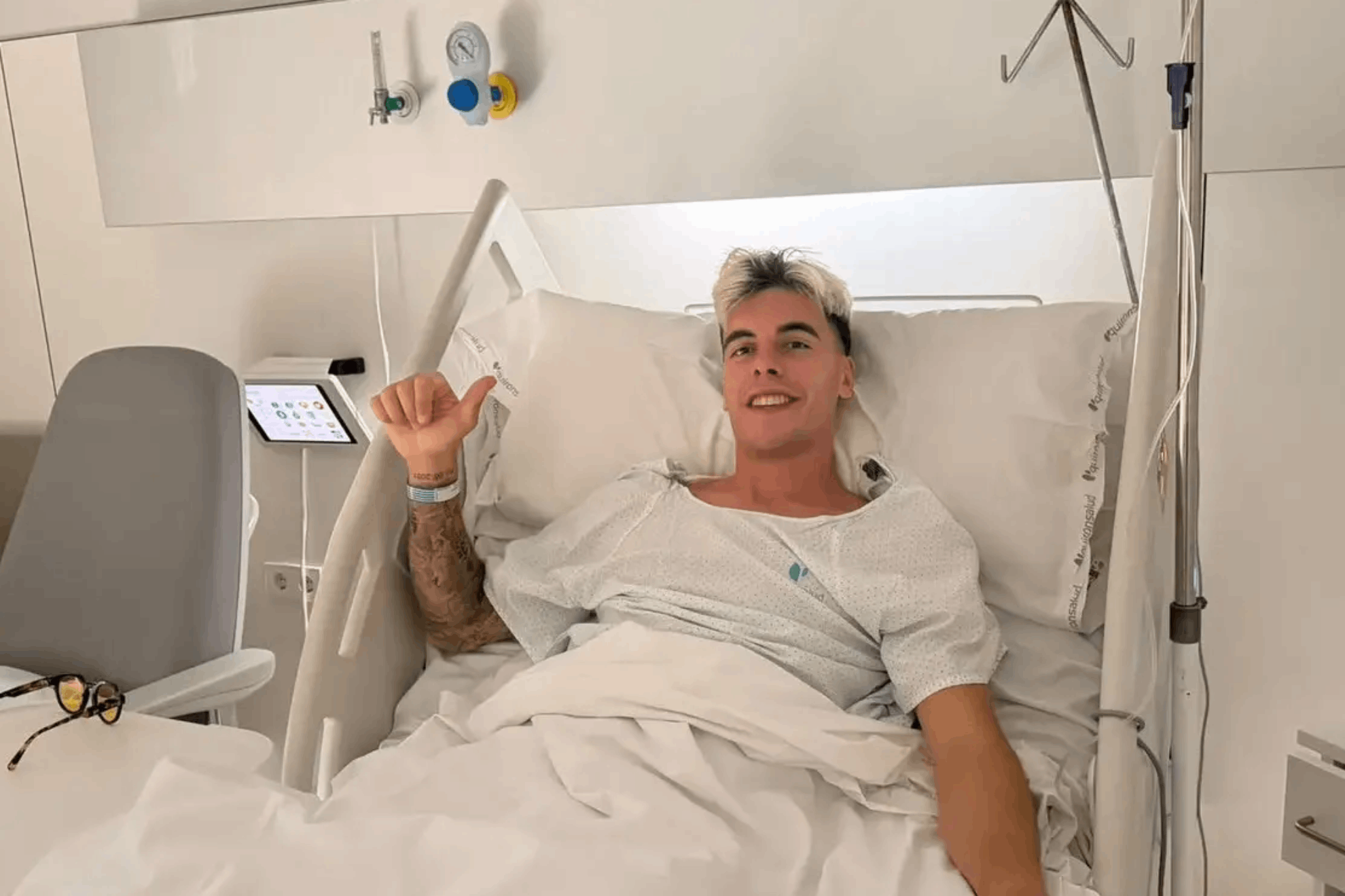 Julen Lobete, tras la operación MARCA