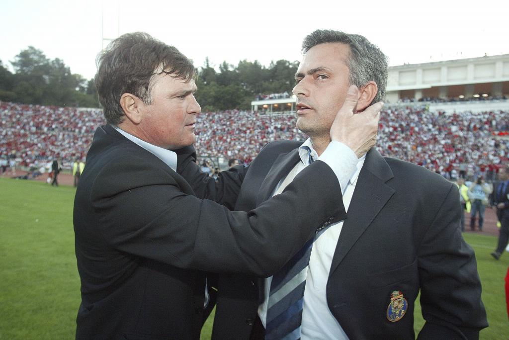 Mourinho y Camacho en una foto de archivo de 2010
