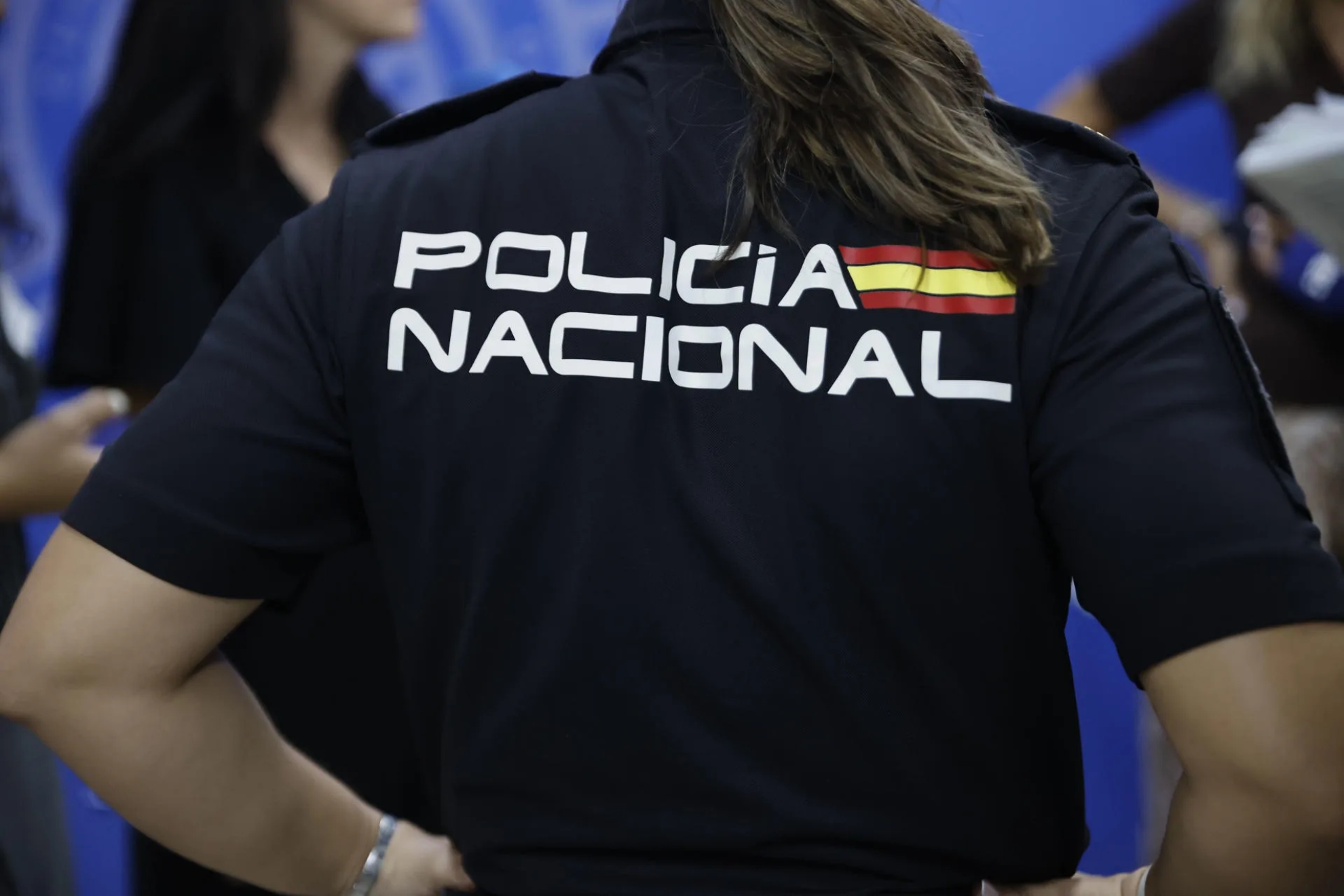 Una agente de la Policía Nacional. EFE