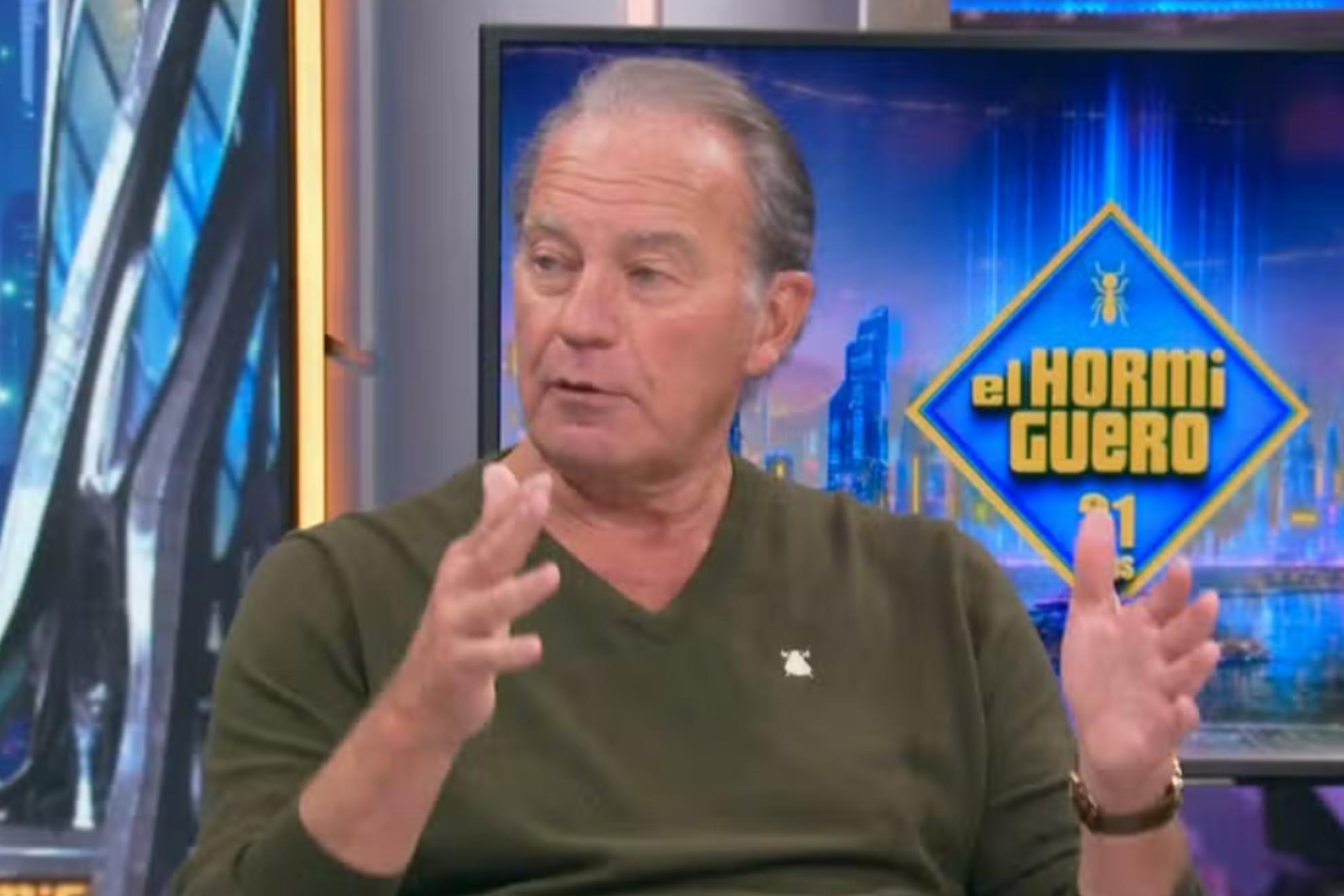 Bertín Osborne, este miércoles, durante su visita a 'El Hormiguero'. 7YACCIÓN