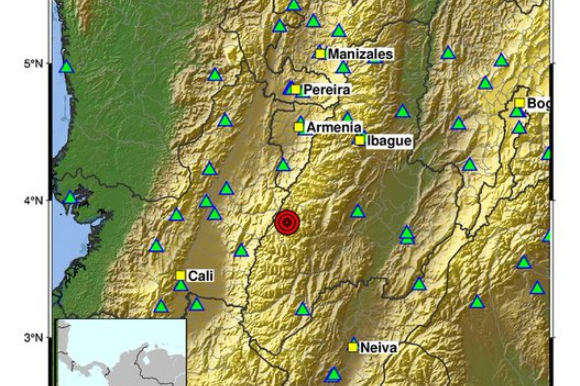 Fuerte temblor en Tolima hoy 23 de septiembre: reporte del SGC sobre el sismo de 4.5. Servicio Geológico