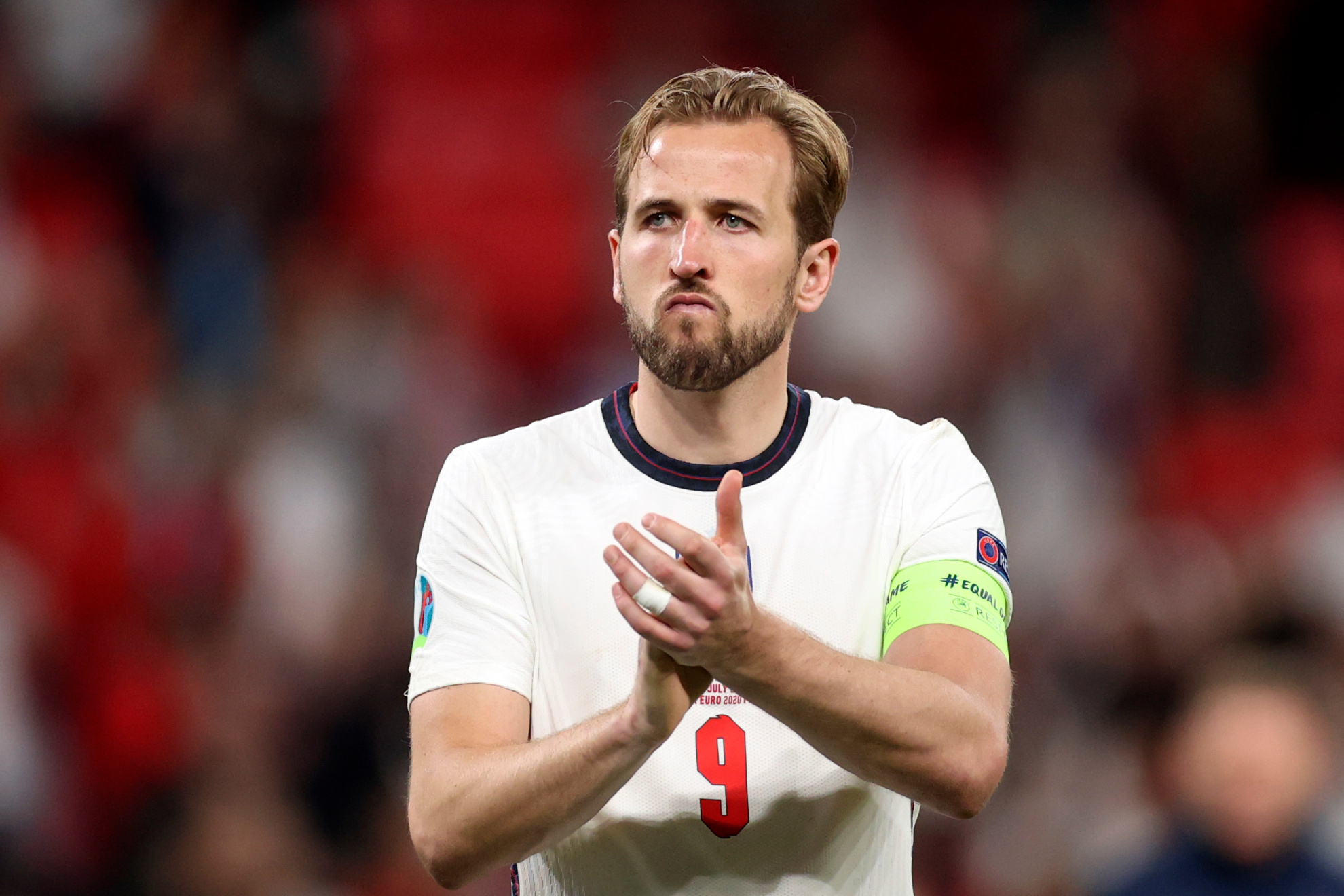 Harry Kane, en un partido con su selección en Wembley. MARCA