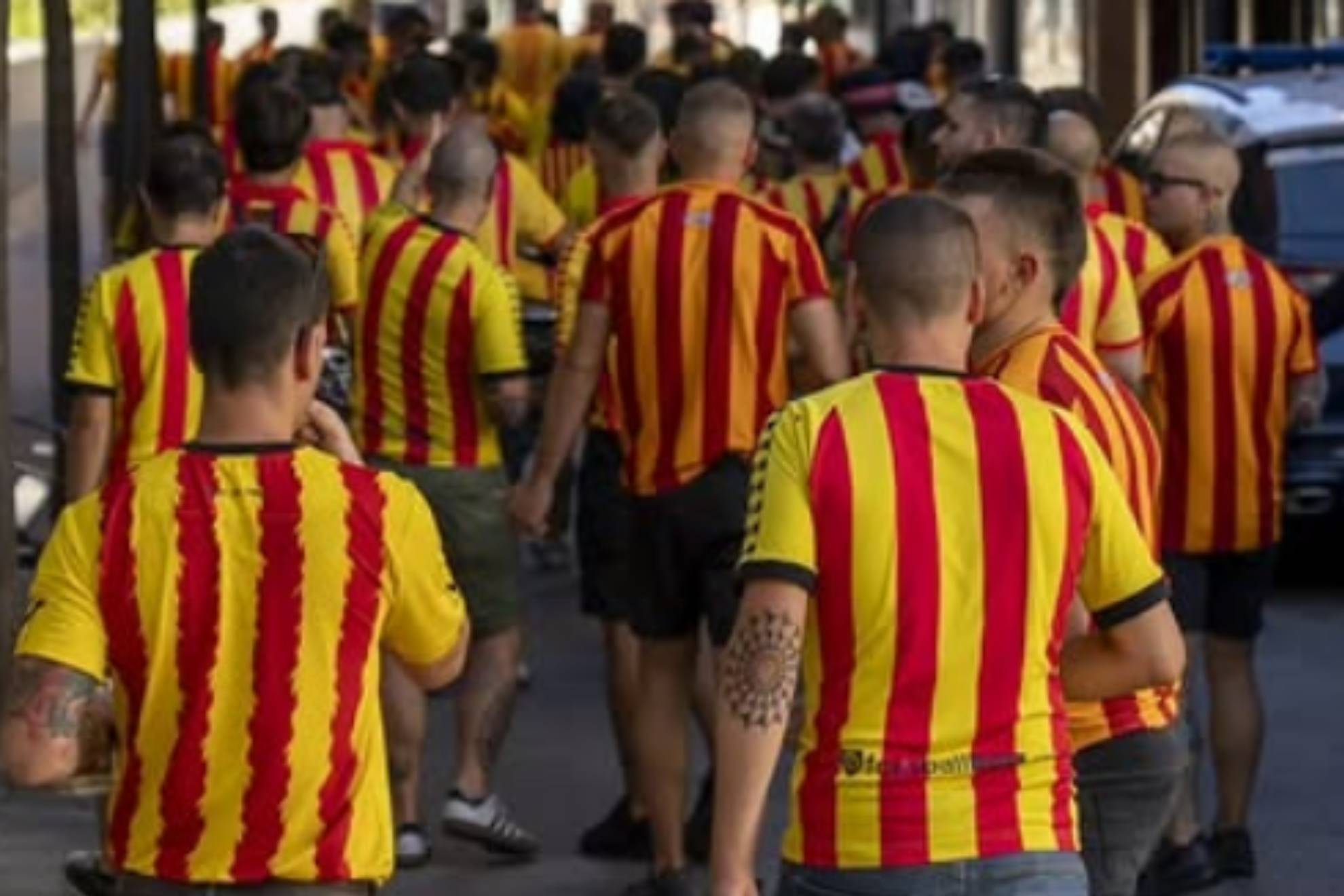 El Sant Andreu prohíbe las camisetas de equipos visitantes en su estadio aprovechando la visita del Madrid Castilla @uesantandreu