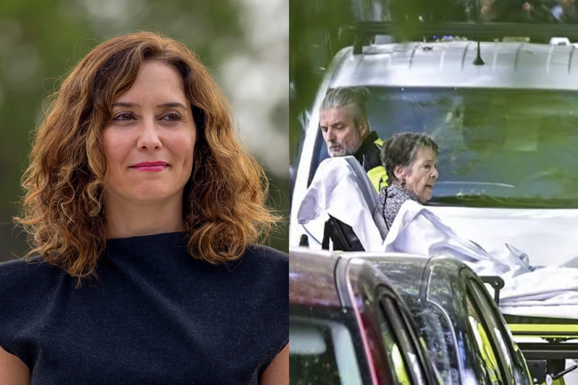 Ayuso izquierda,Maricarmen derecha EFE