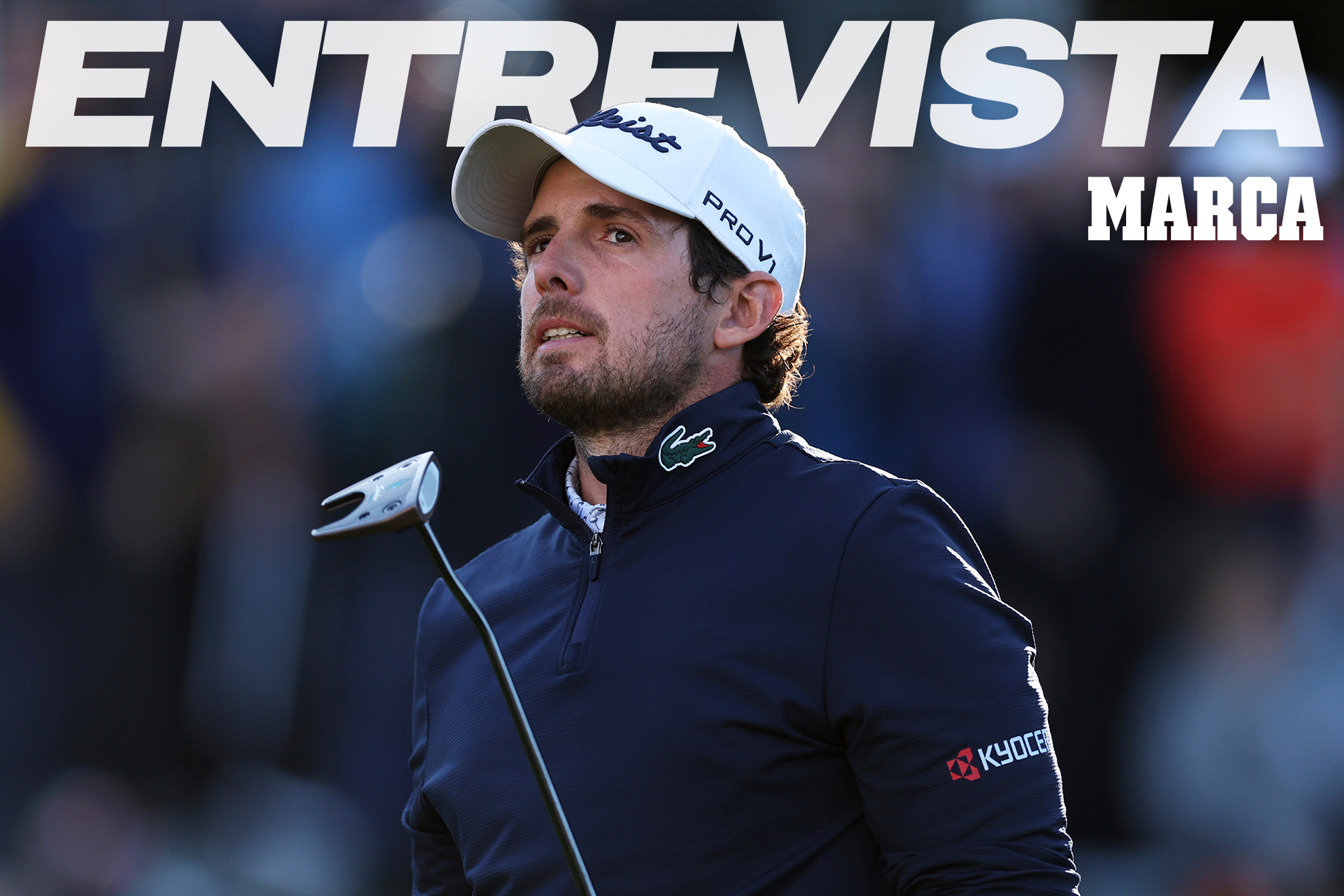 Manu Elvira en la cuarta ronda del BMW PGA Championship. Getty Images