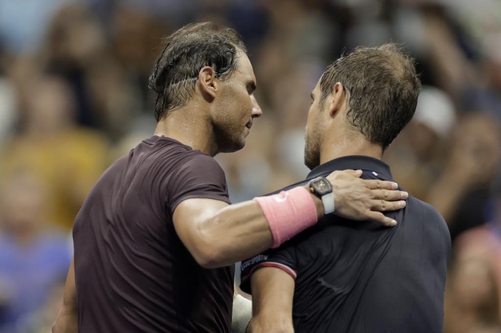 Nadal y Gasquet, en el US Open 2022 Lapresse
