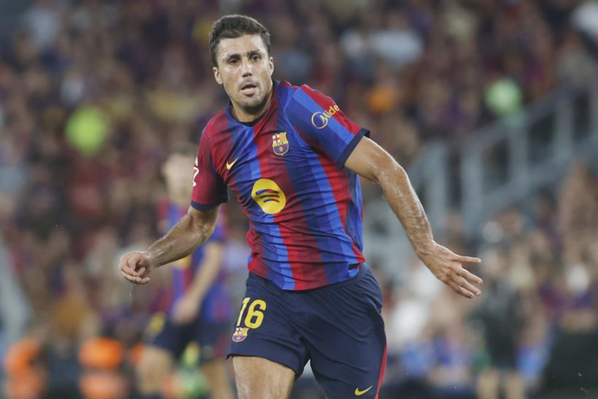Rodri, durante un encuentro. FRANCESC ADELANTADO