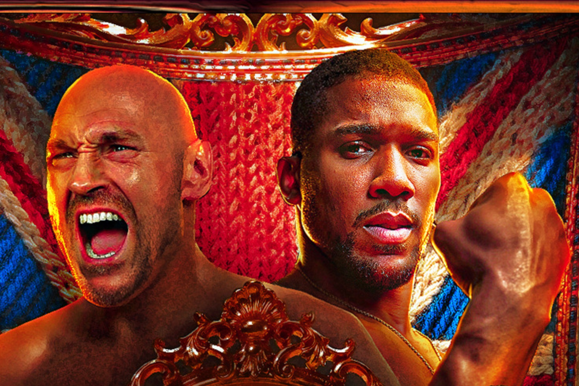 Póster oficial de Ring Magazine para el combate.