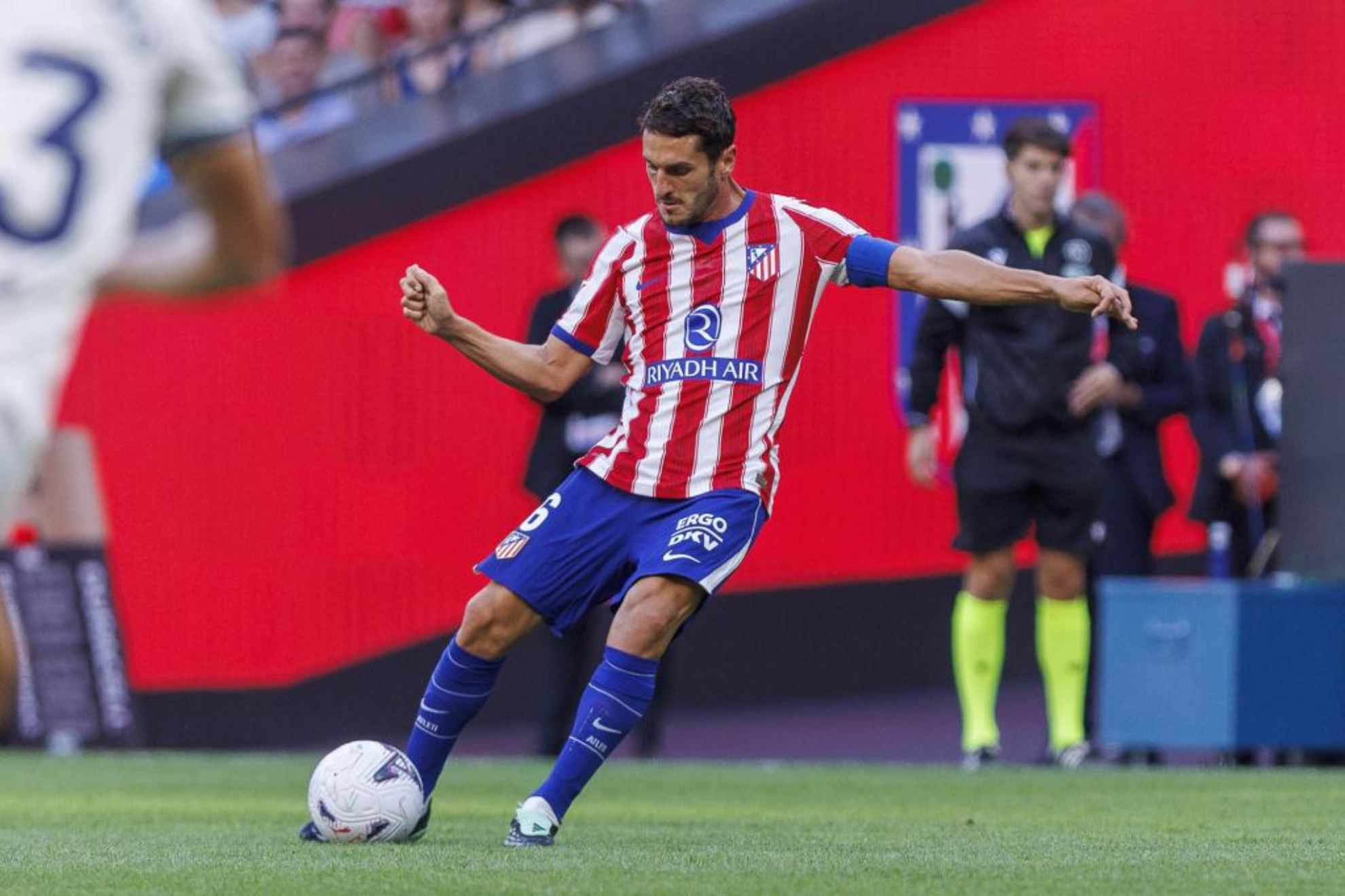 Koke, en el último derbi.