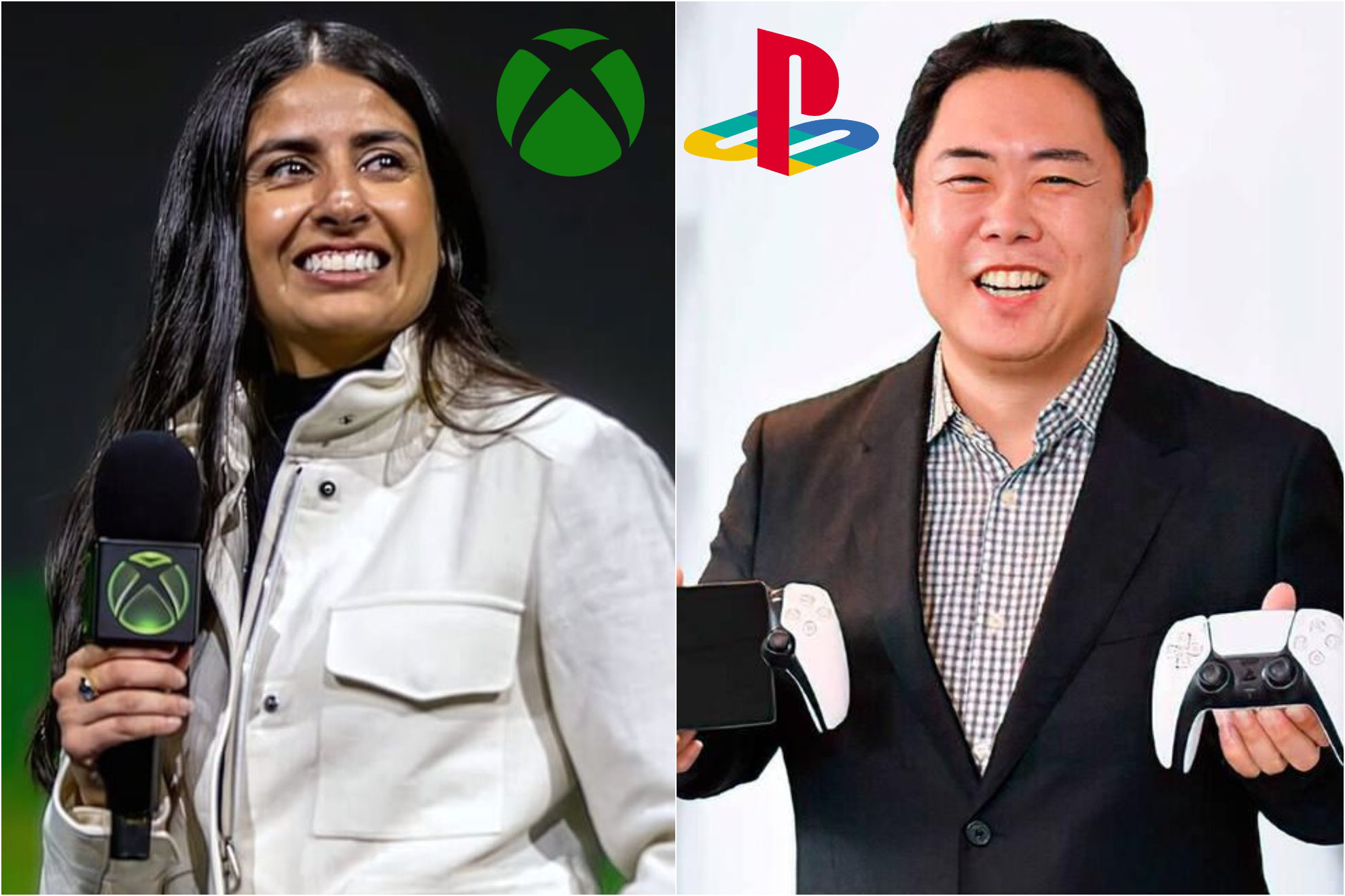 Asha Sharma y Hideaki Nishino, CEOs de Xbox y PlayStation