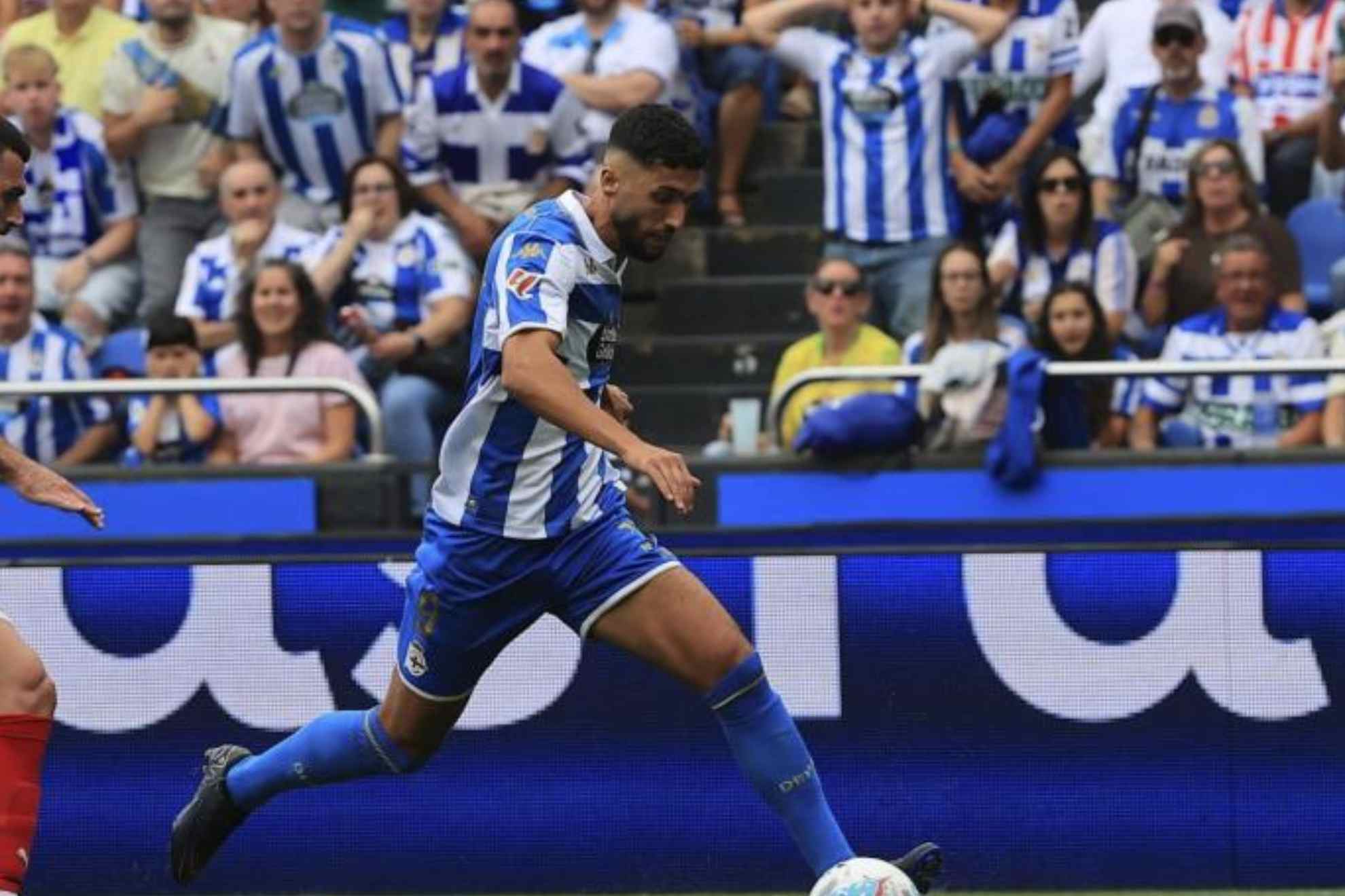 Zakaria, en un partido con el Deportivo. LALIGA