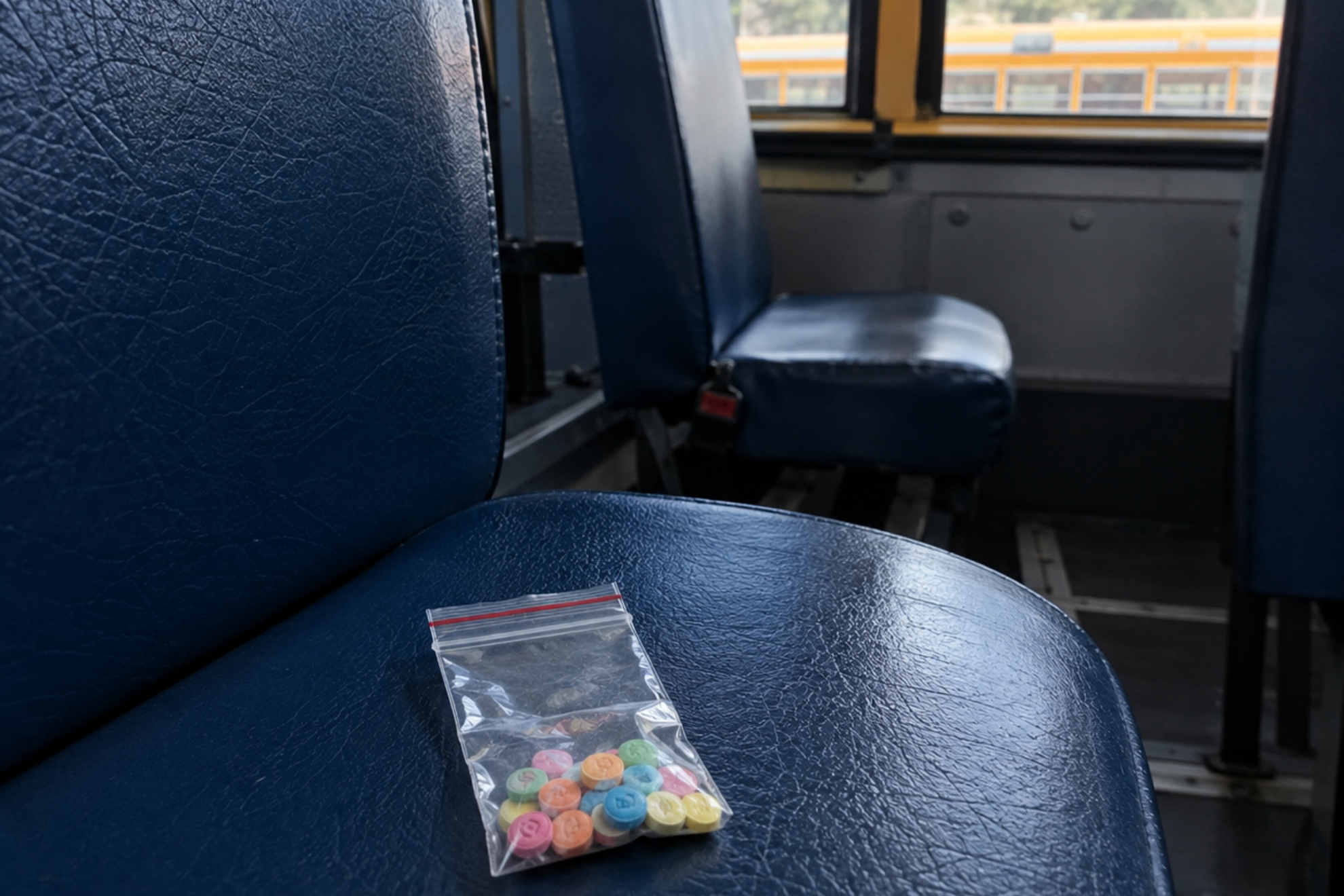 Pastillas autobús imagen creada con IA