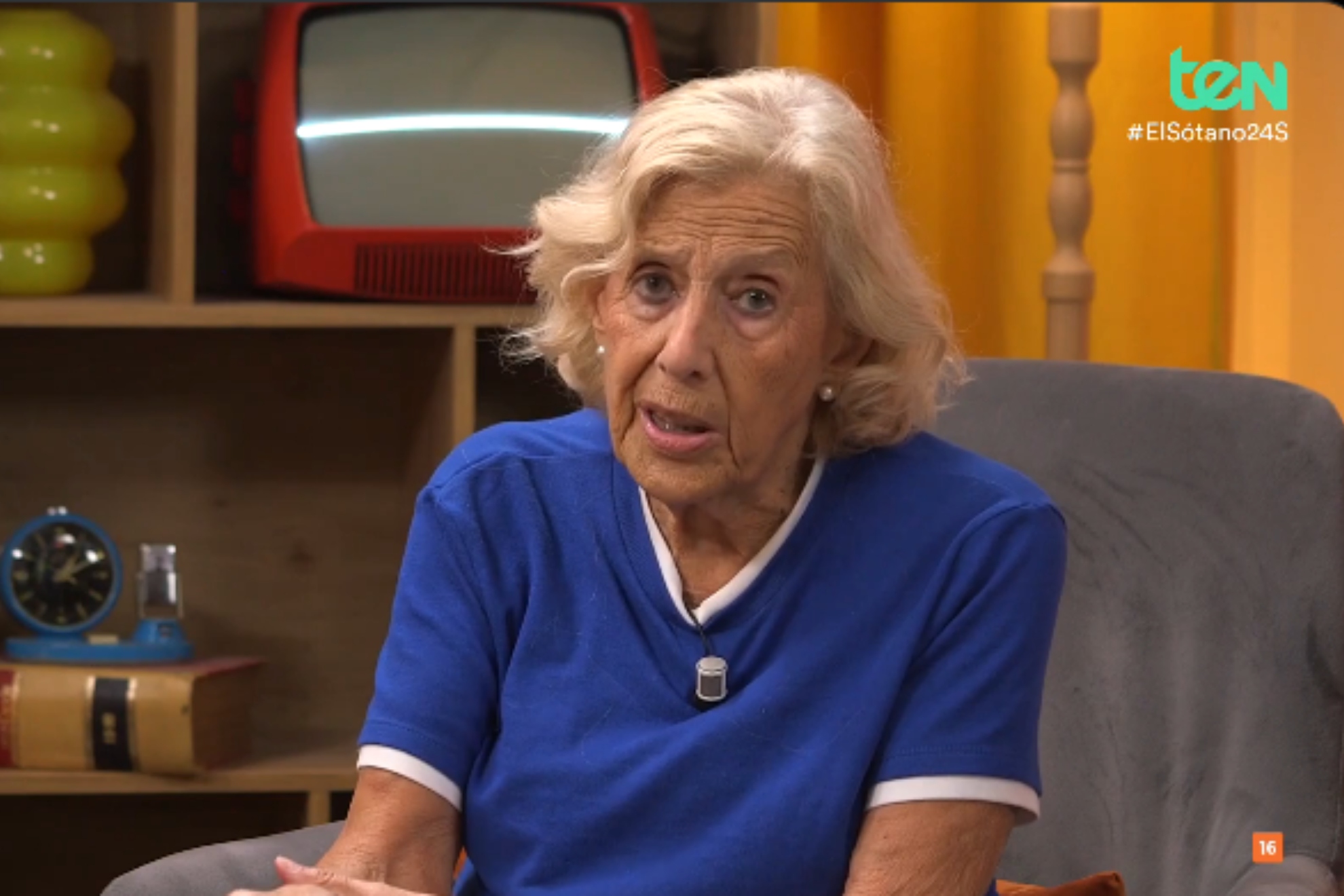 Manuela Carmena, en 'El Sótano'.