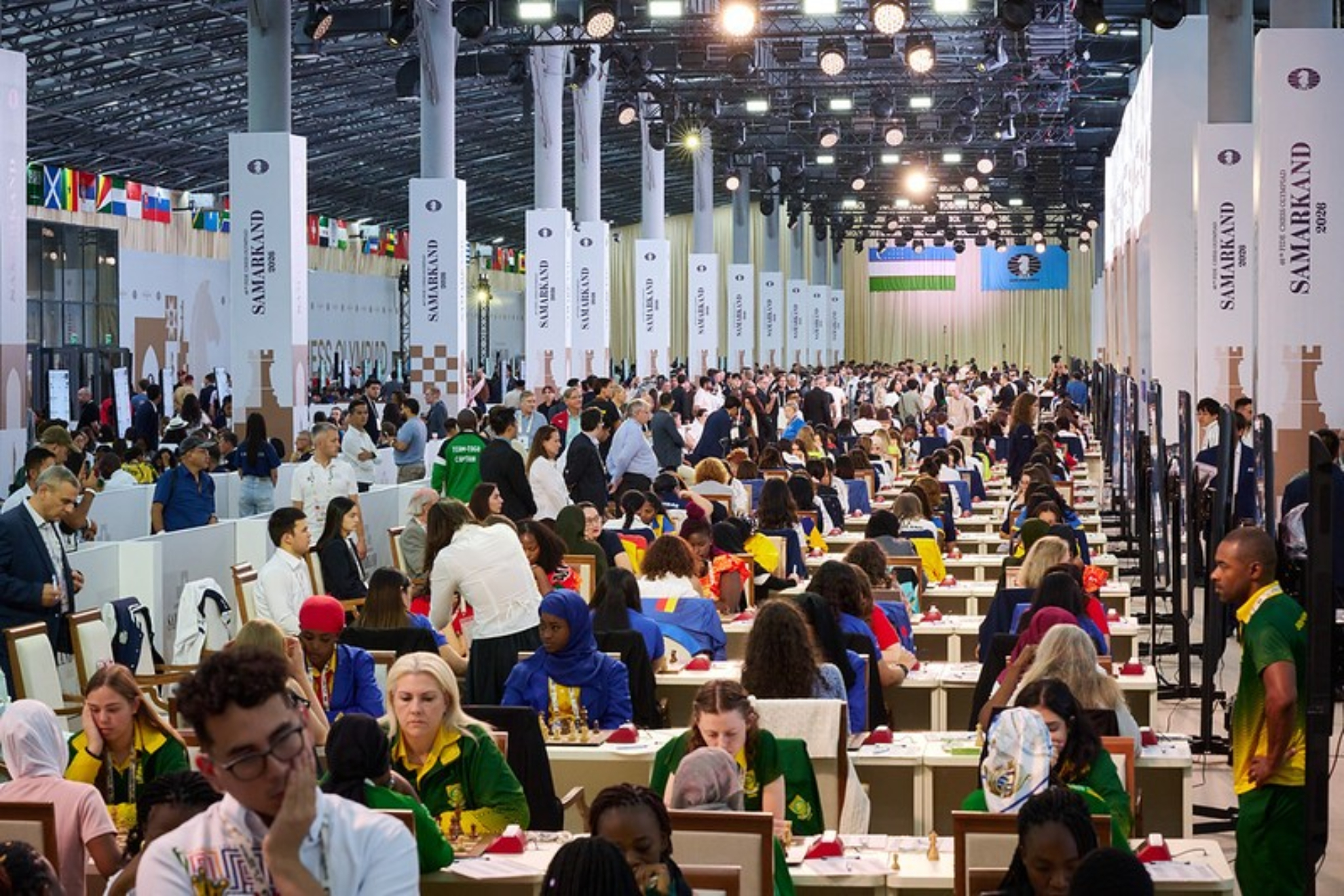 Vista general de los jugadores. FIDE