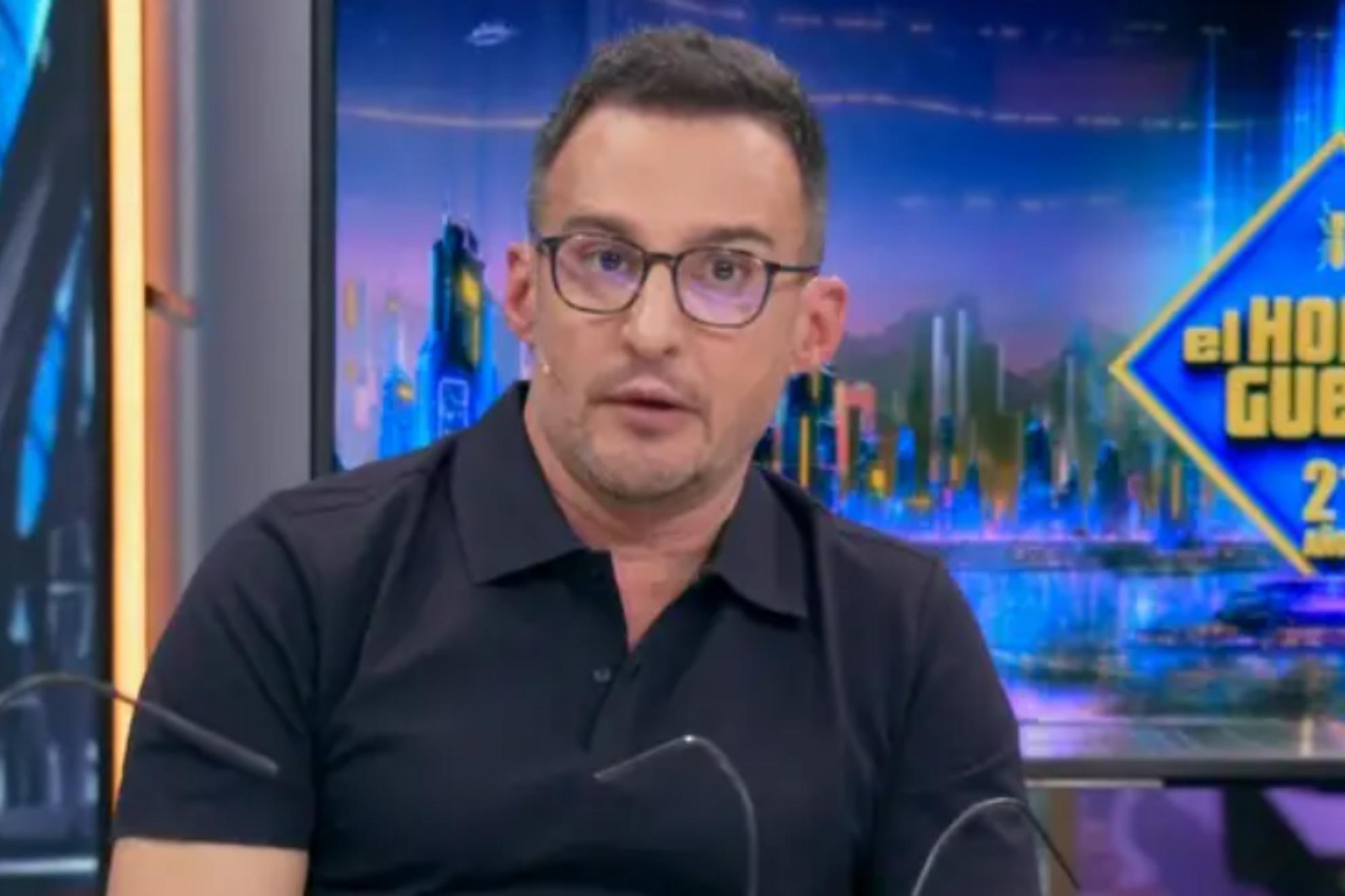 Alejandro Amenábar, este jueves, durante su visita a 'El Hormiguero'. 7YACCIÓN