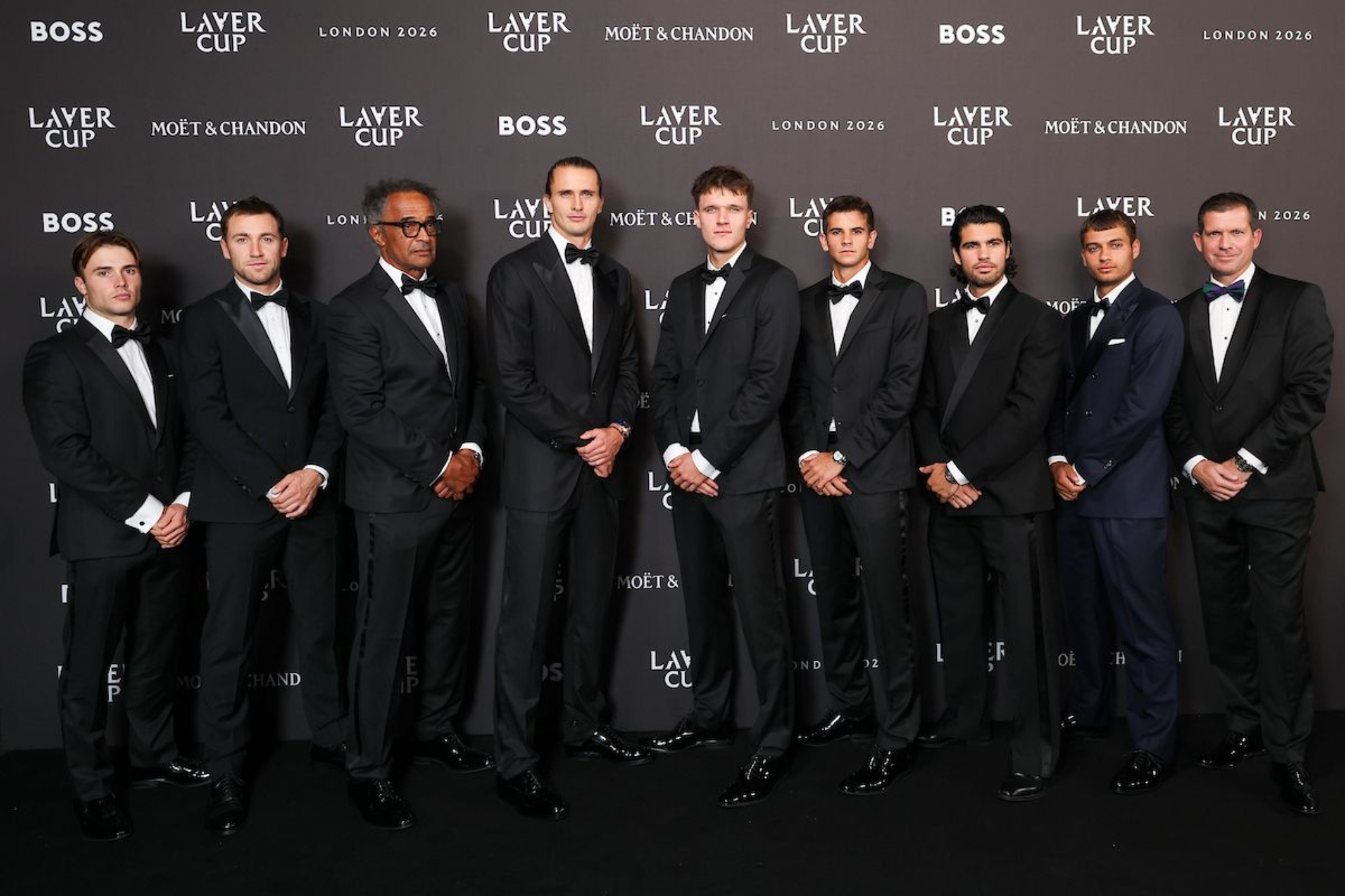 El equipo europeo de la Laver Cup 2026.
