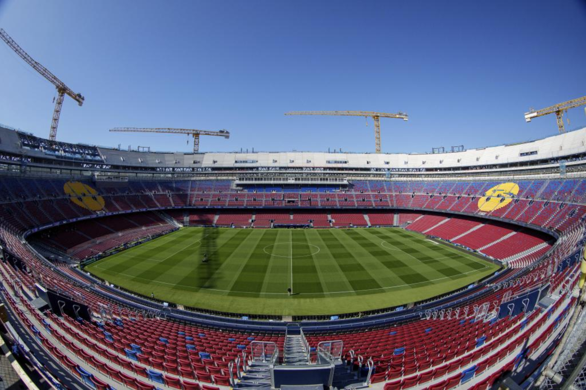 Imagen aérea del Spotify Camp Nou. FC BARCELONA