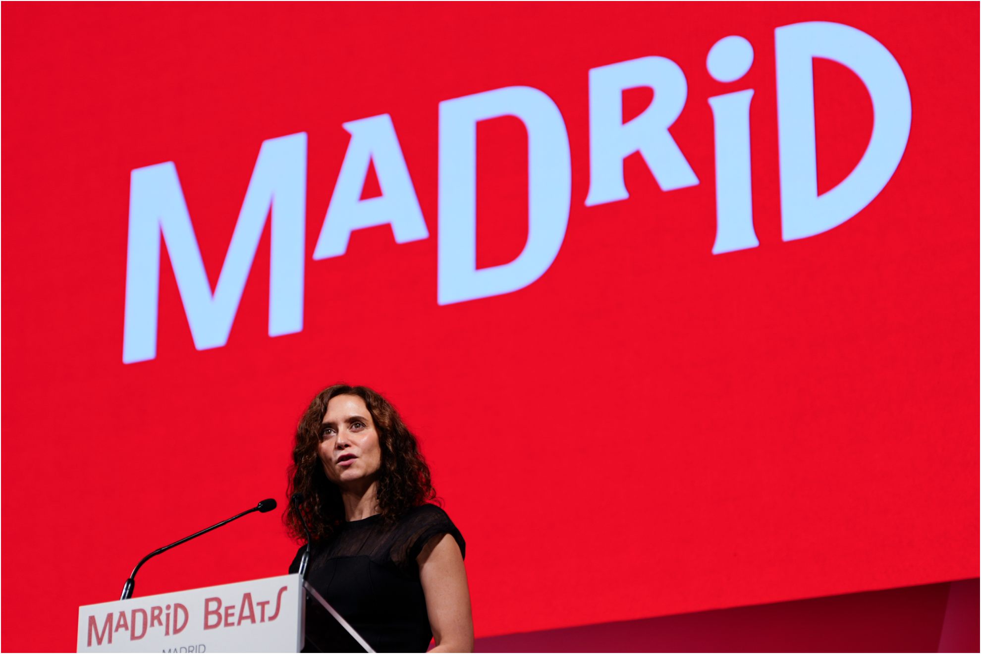 Ayuso, en la presentación de 'Madrid Beats' CM