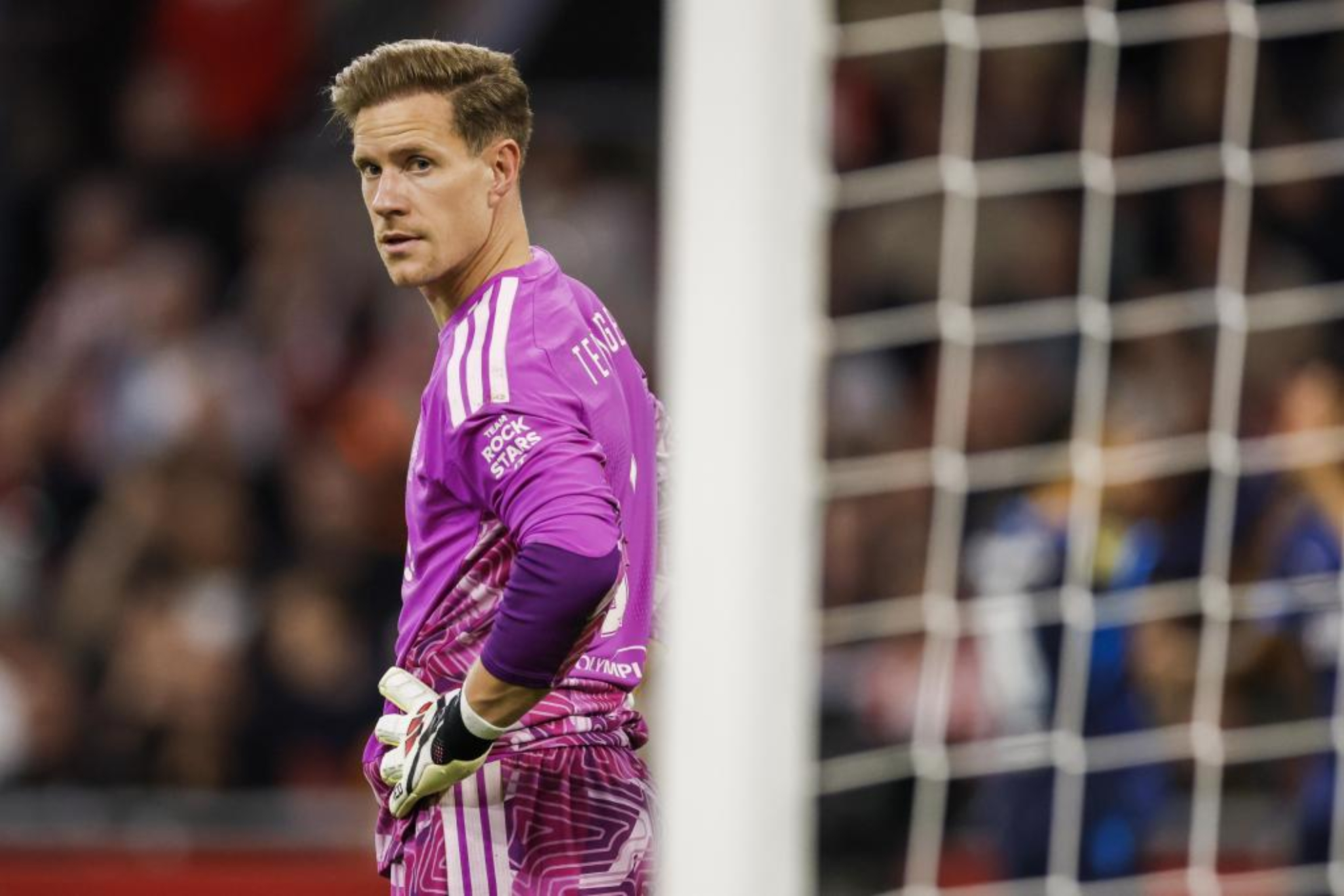 Ter Stegen, durante un partido con el Ajax. EFE