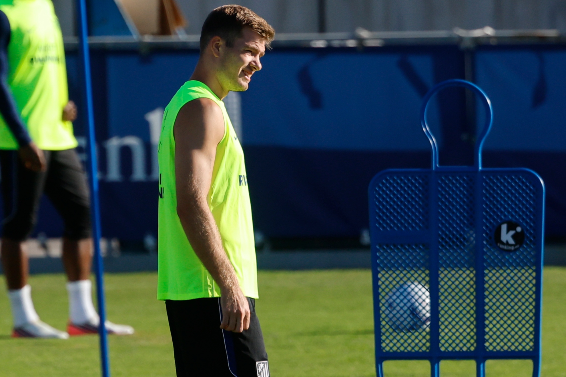 SORLOTH, EL PASADO 5 DE AGOSTO, EN UN ENSAYO EN EL CERRO. EFE