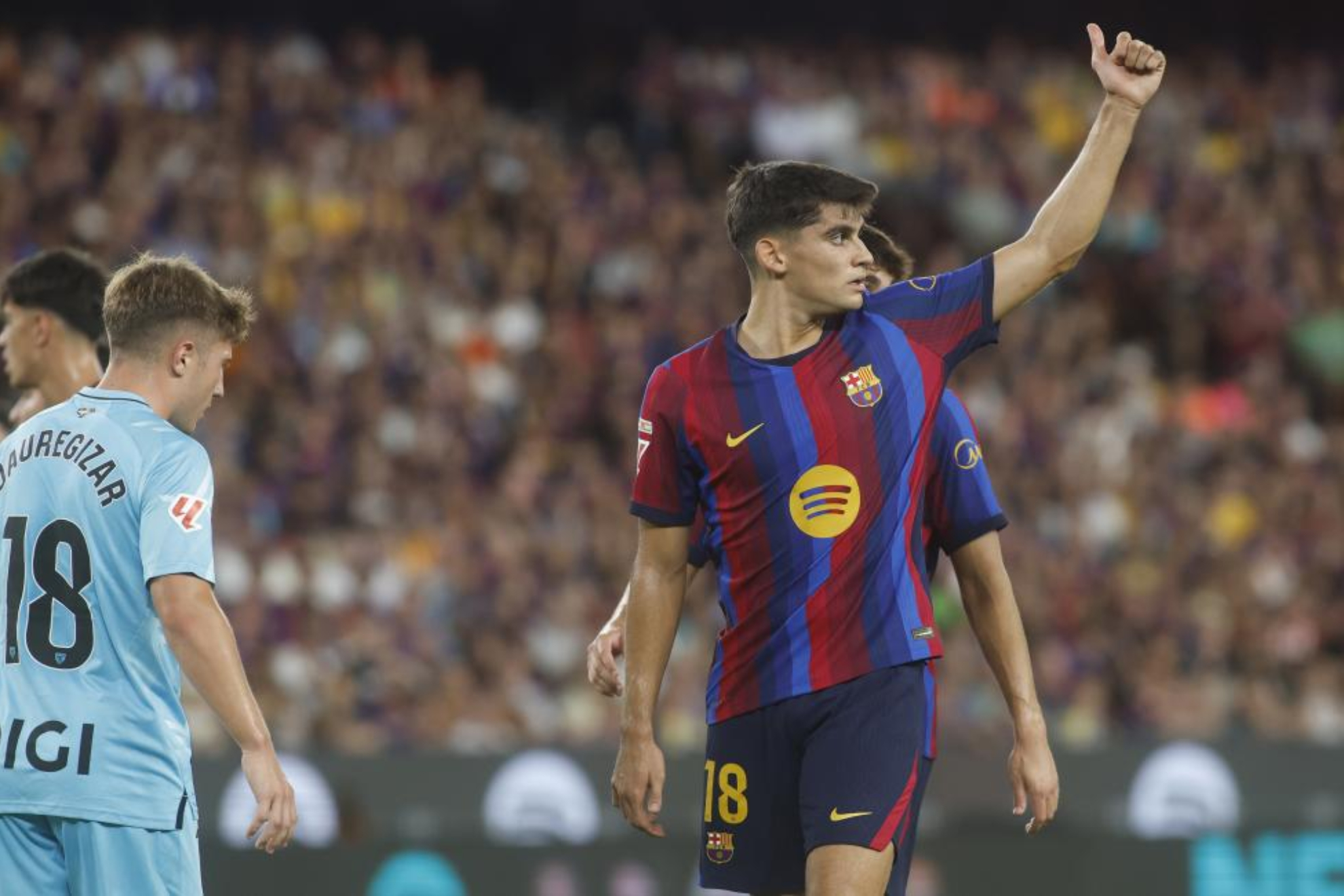 Gerard Martín, durante un partido. FRANCESC ADELANTADO
