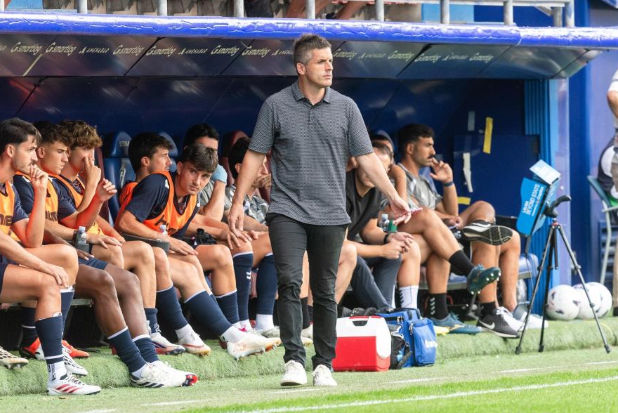 Aranbarri, en un partido del Eibar. LALIGA