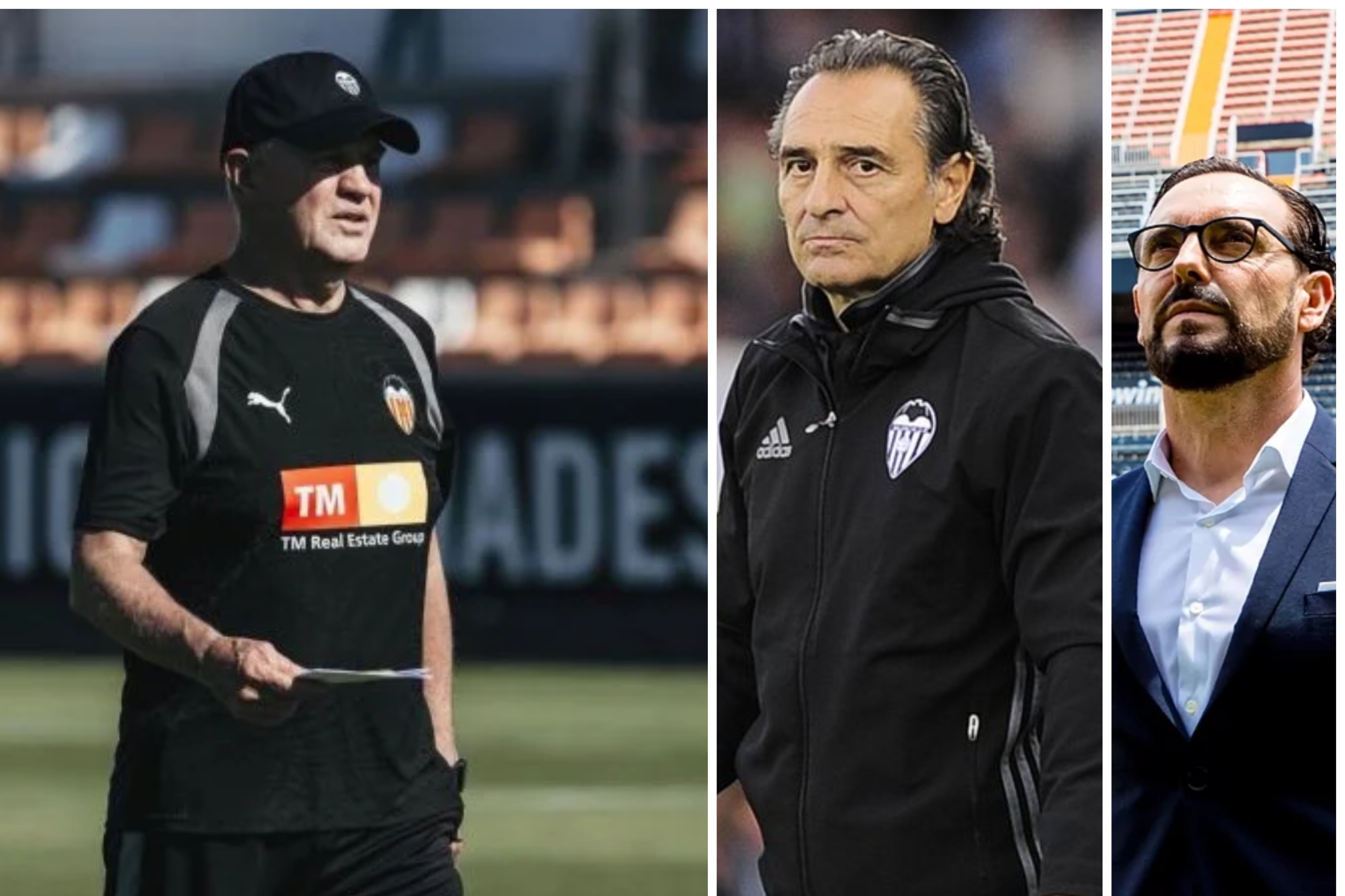 Aguirre 'gana' ya en edad a Prandelli y Bordalás cuando llegaron al Valencia.