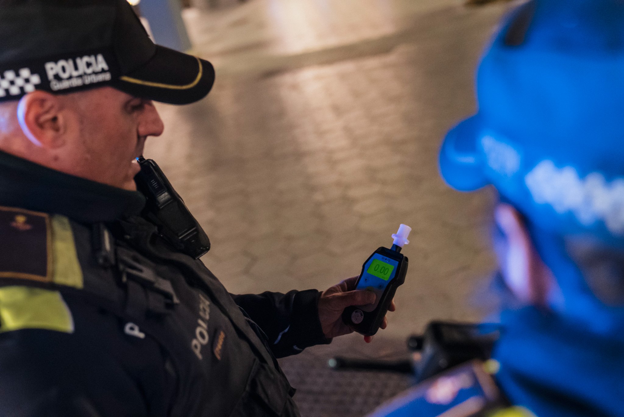 La tasa de alcohol podría cambiar si el Congreso lo decide así. Guardia Urbana.