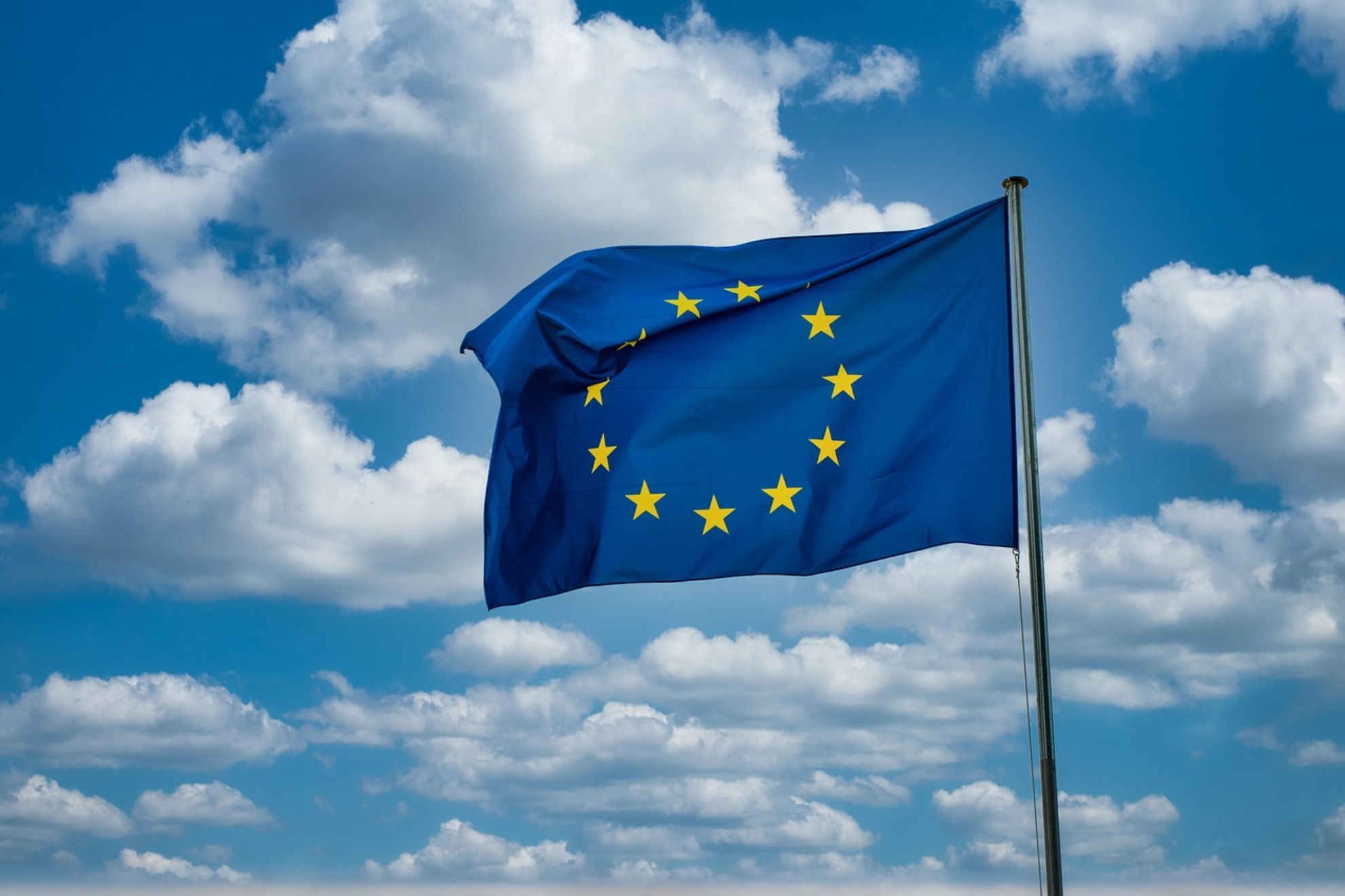 Bandera de la Unión Europea. Pixabay.