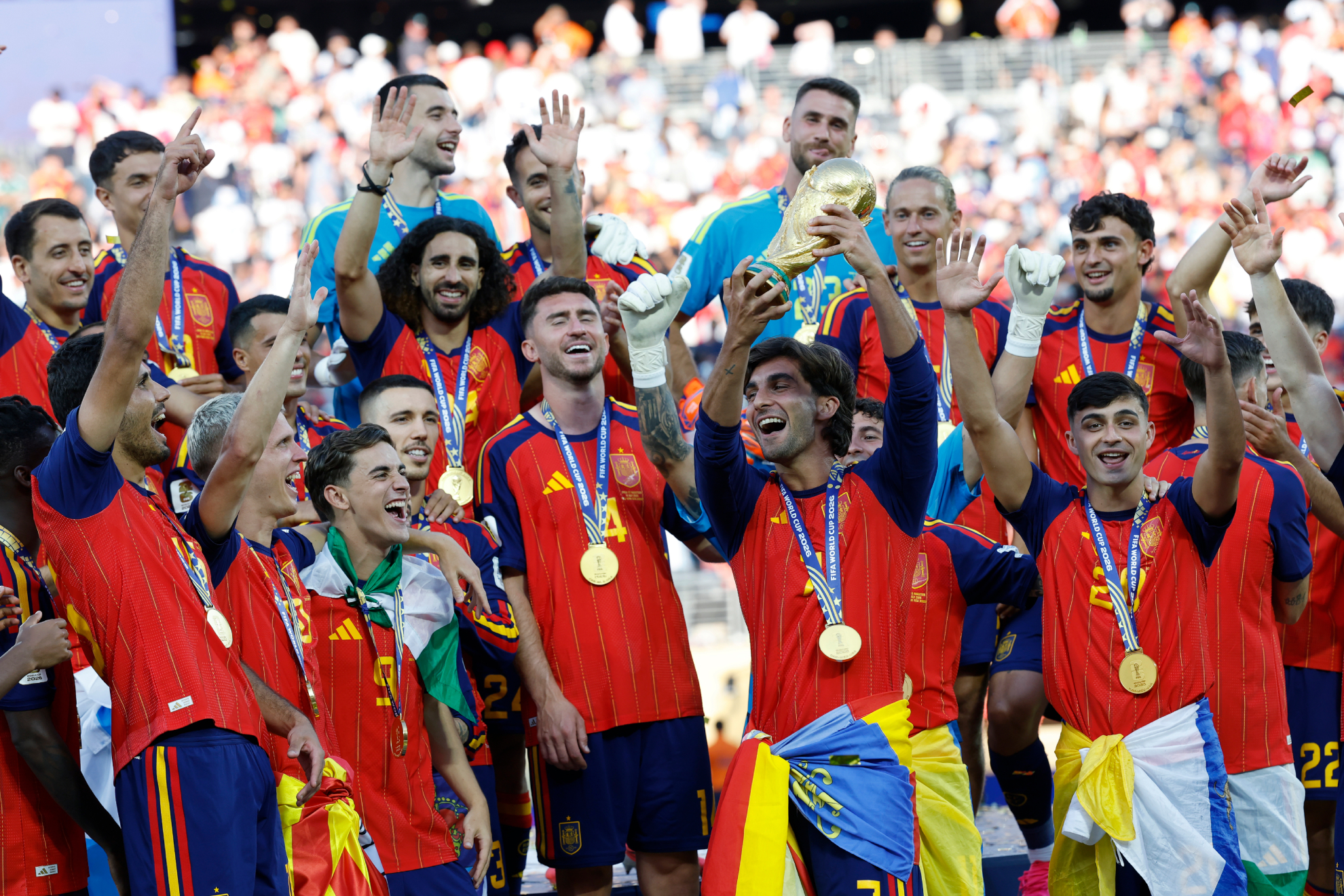 La celebración de la conquista de la segunda estrella.