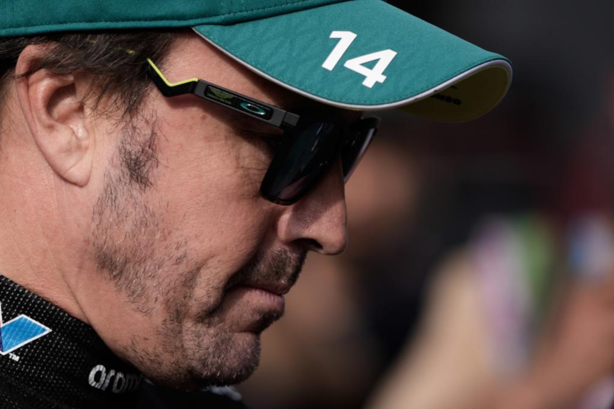 Alonso, antes de la carrera de Bakú.