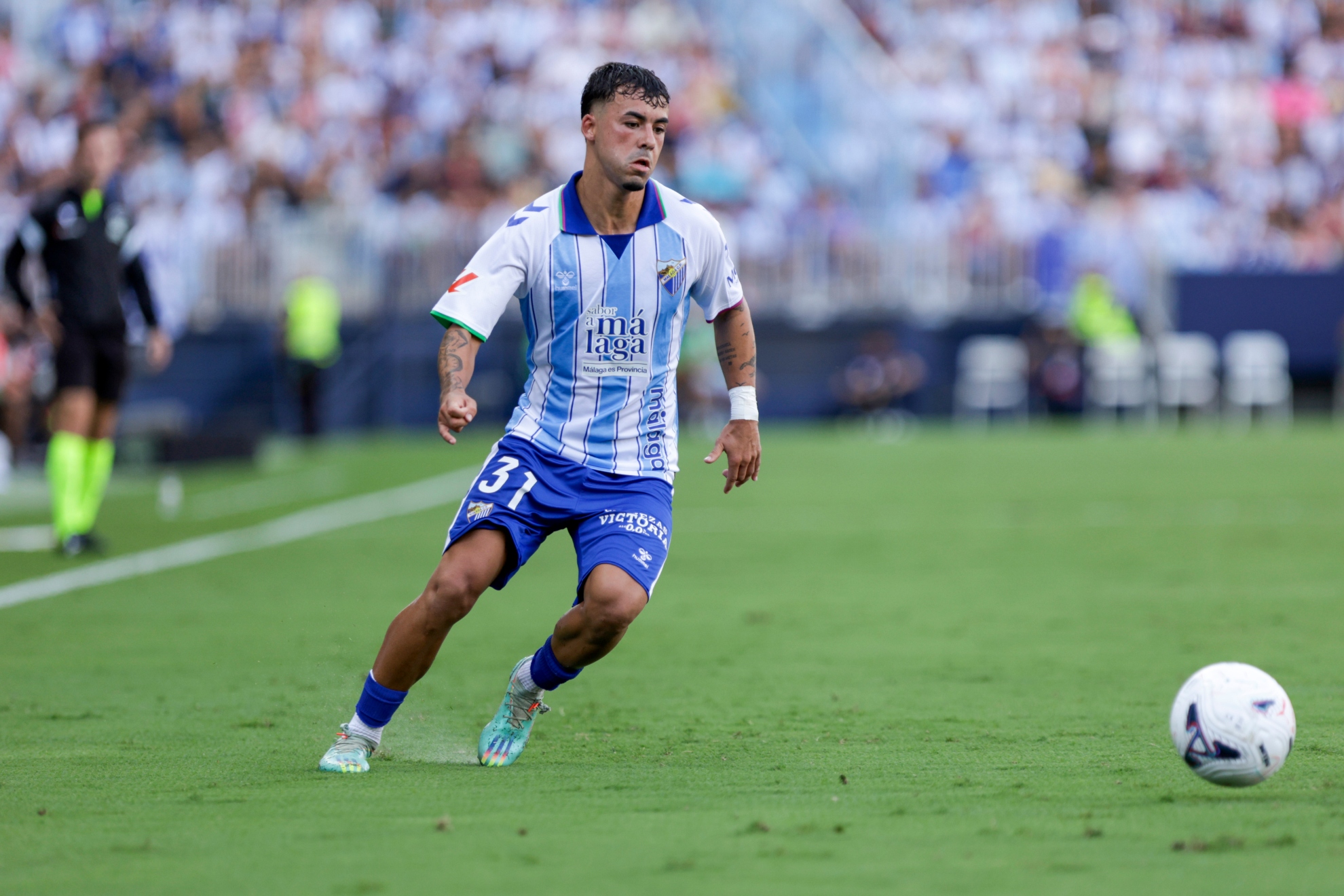 Rafita con el Málaga.