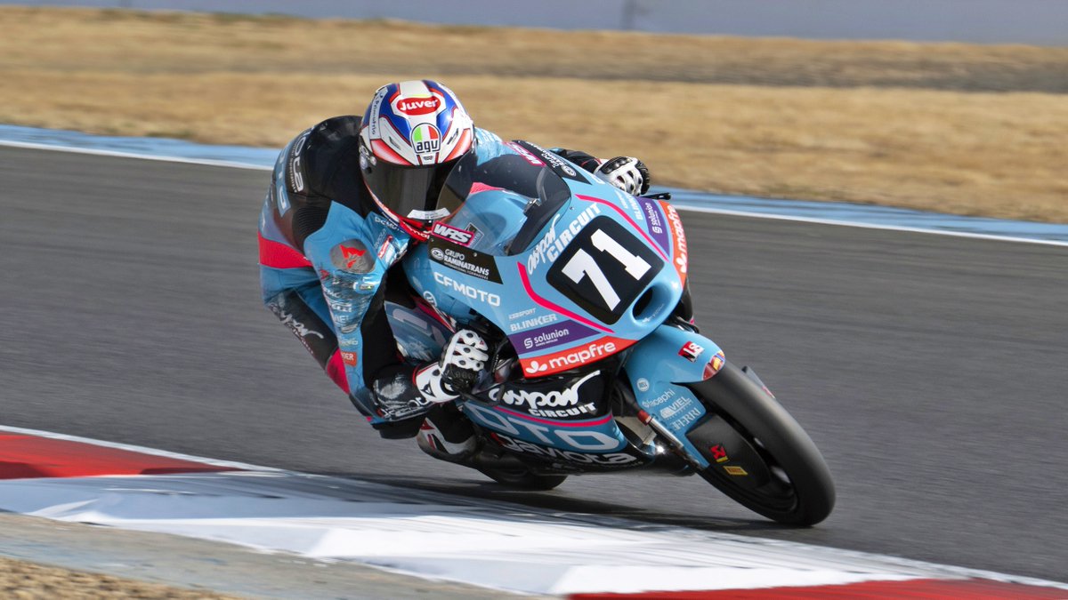 Carlos Cano puede ser campeón de Moto3 en Aragón. MotoJunior