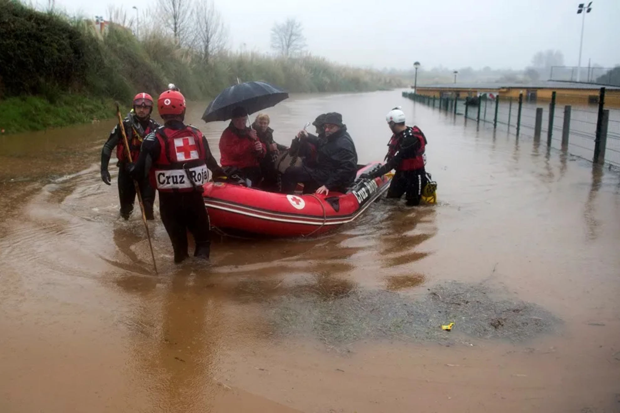Inundaciones ocasionadas por el cambio climatico EFE