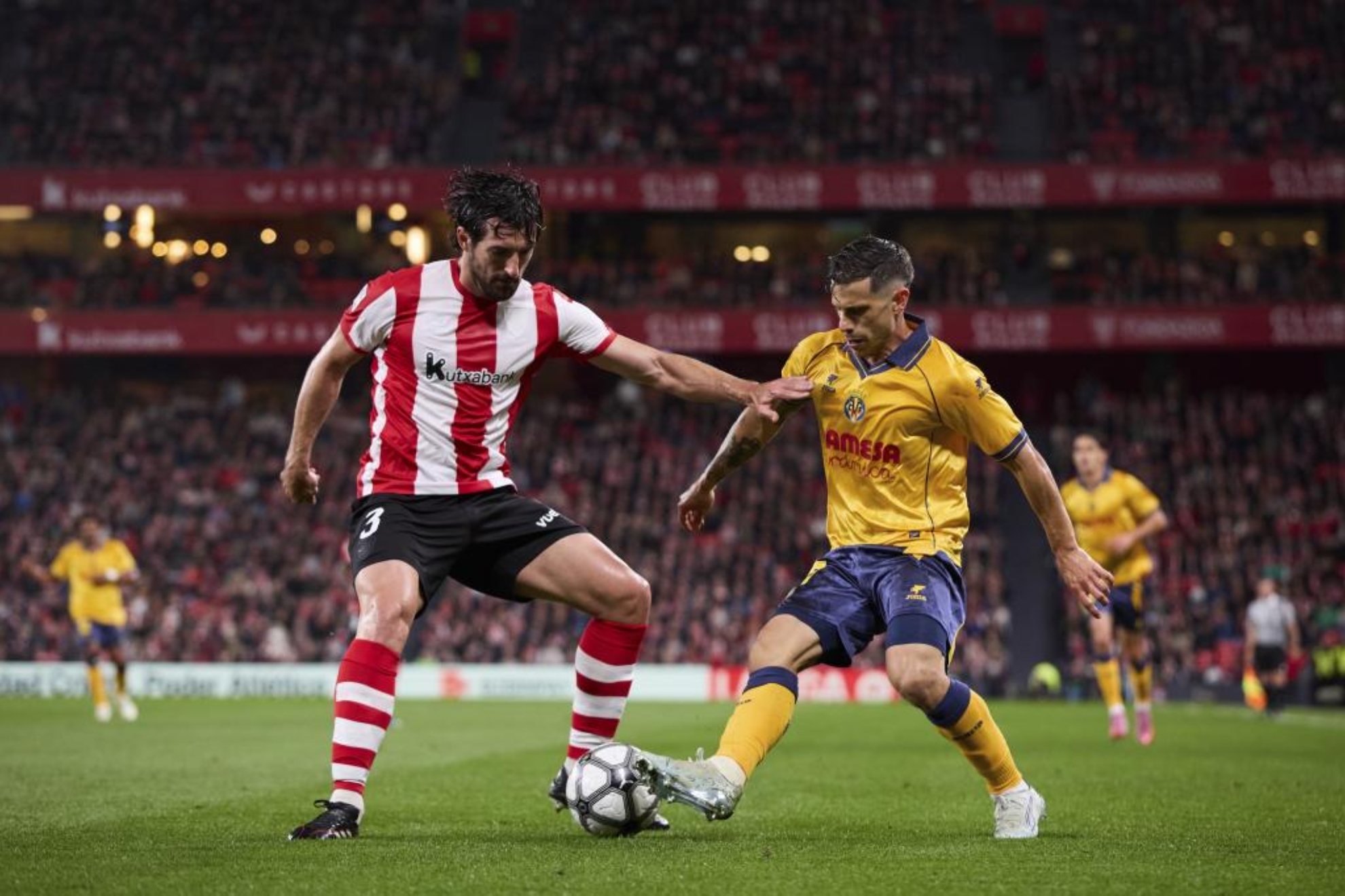 Vivian, en un encuentro ante el Villarreal de la pasada temporada.