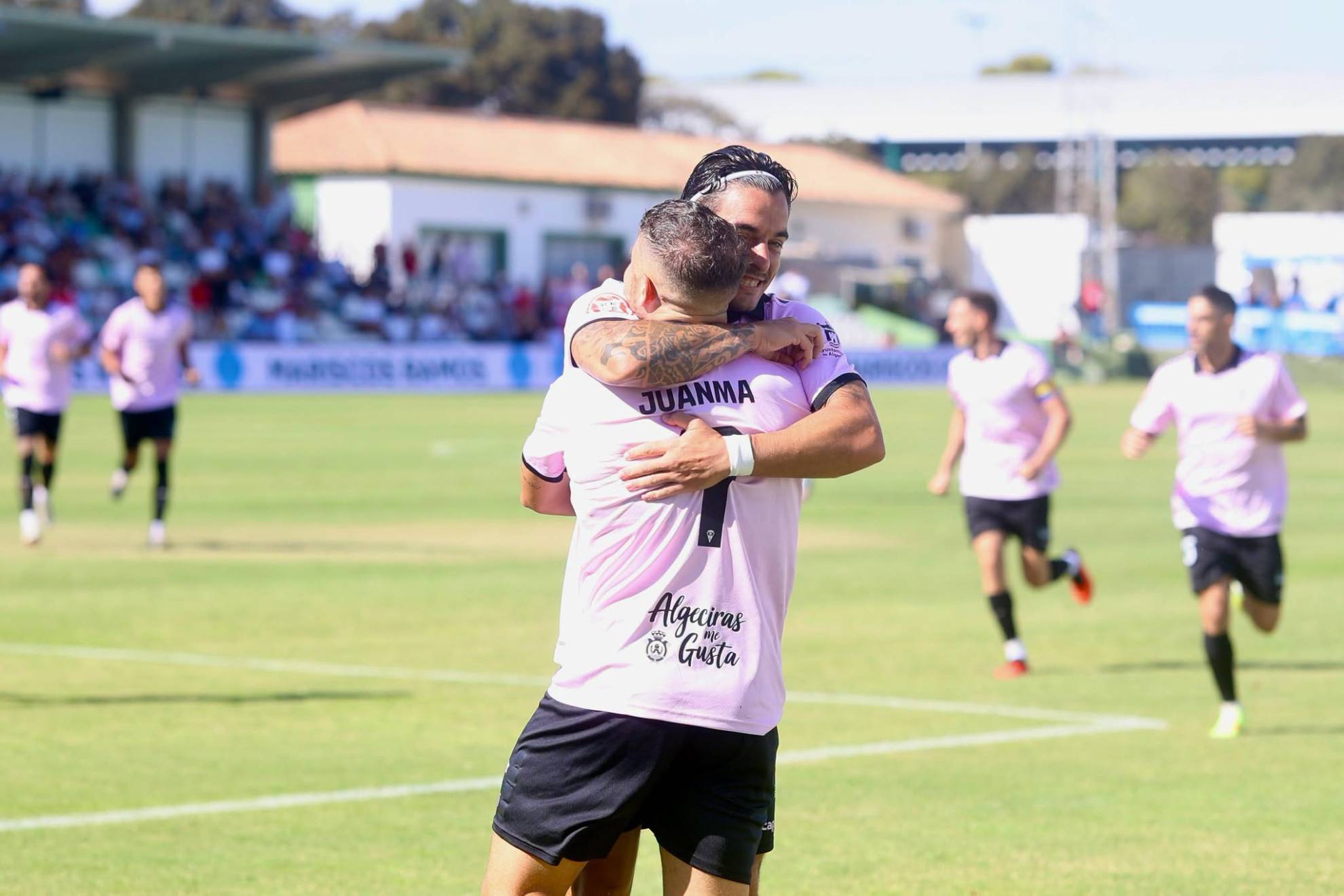 Felicidad en el Algeciras tras la primera victoria de la temporada