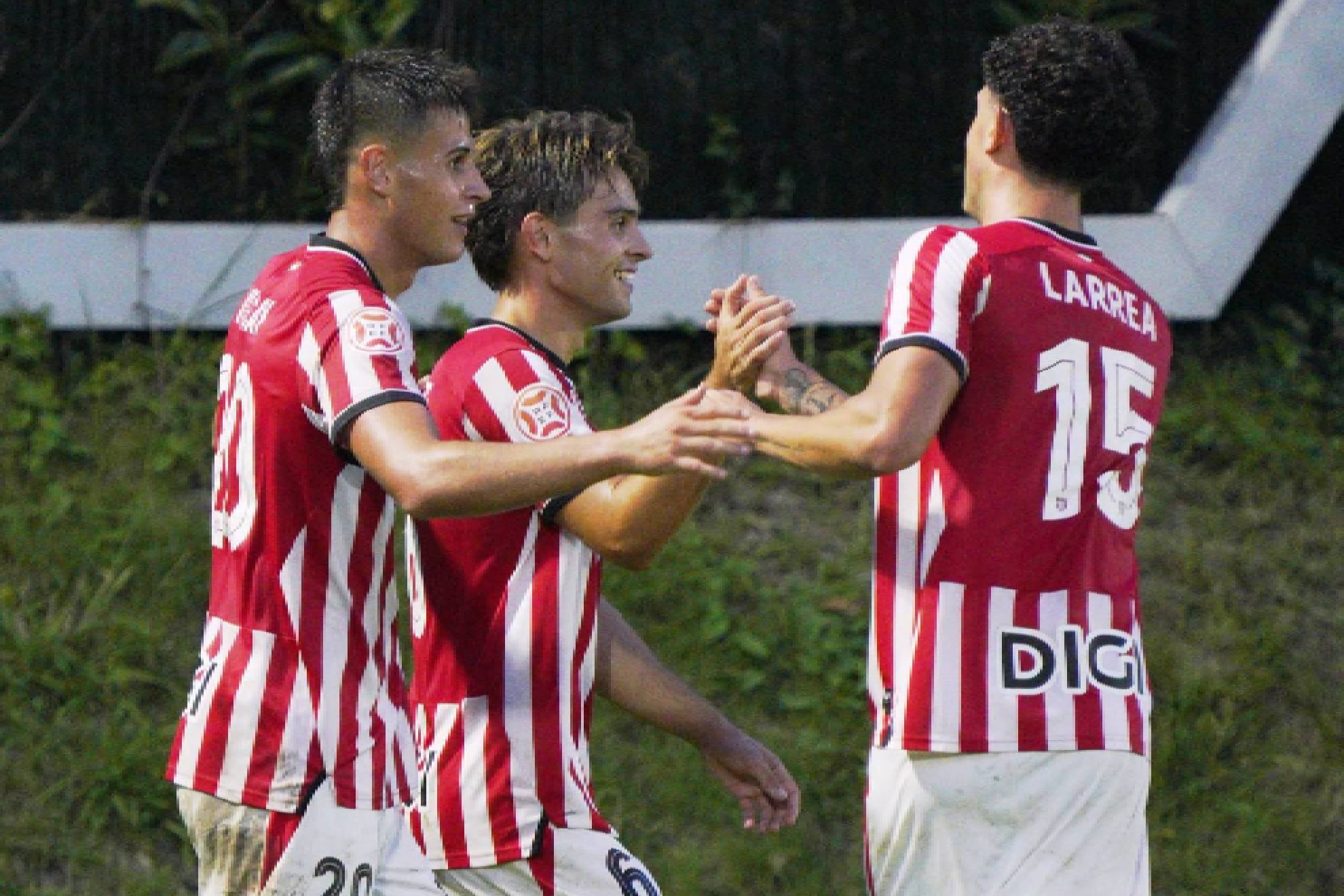 El Bilbao Athletic se mostró muy superior al Arenas en Fadura