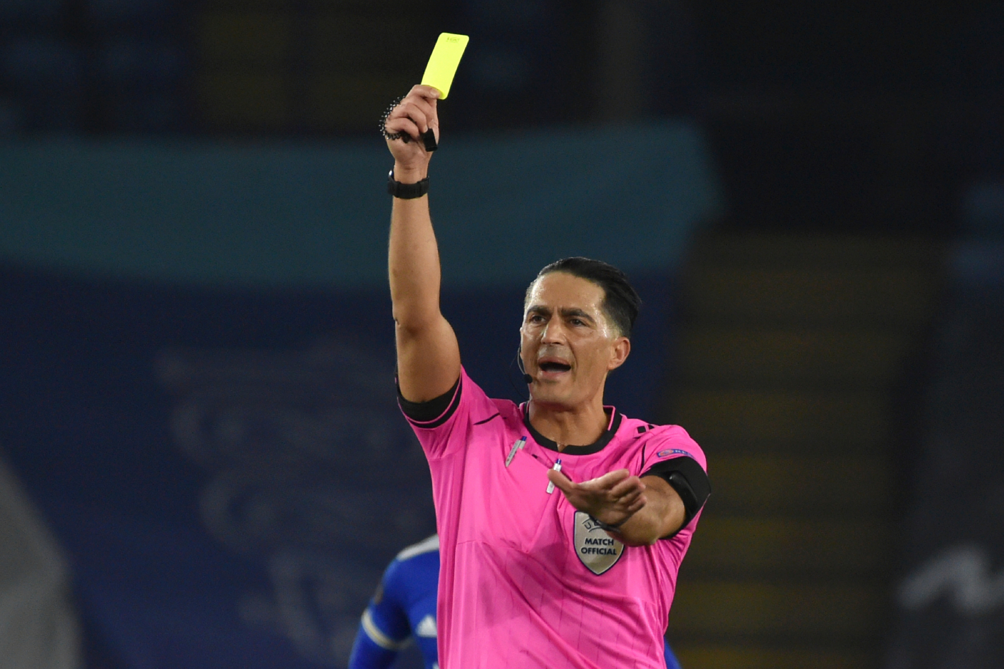 Serdar Gözübüyük, durante un partido de competeciones de la UEFA. LAPRESSE