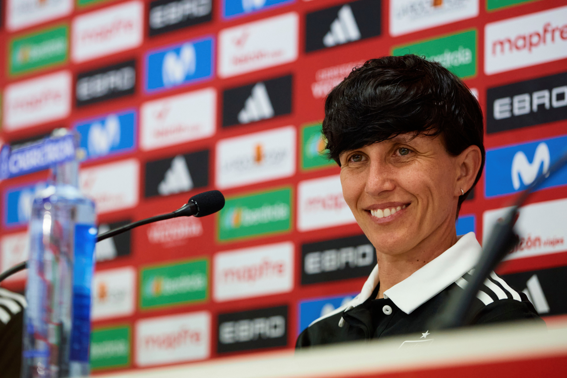 Sonia Bermúdez, durante una rueda de prensa RFEF