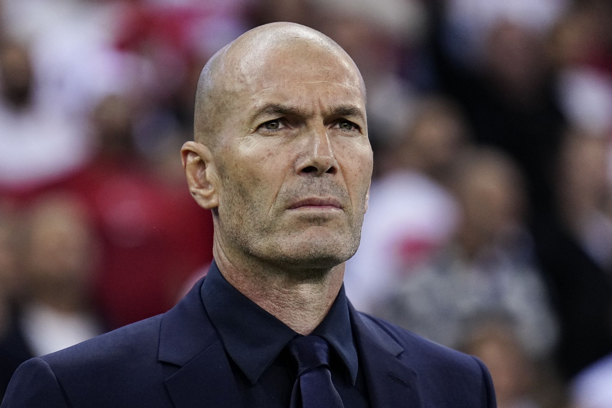 Zinédine Zidane, durante su debut contra Turquía