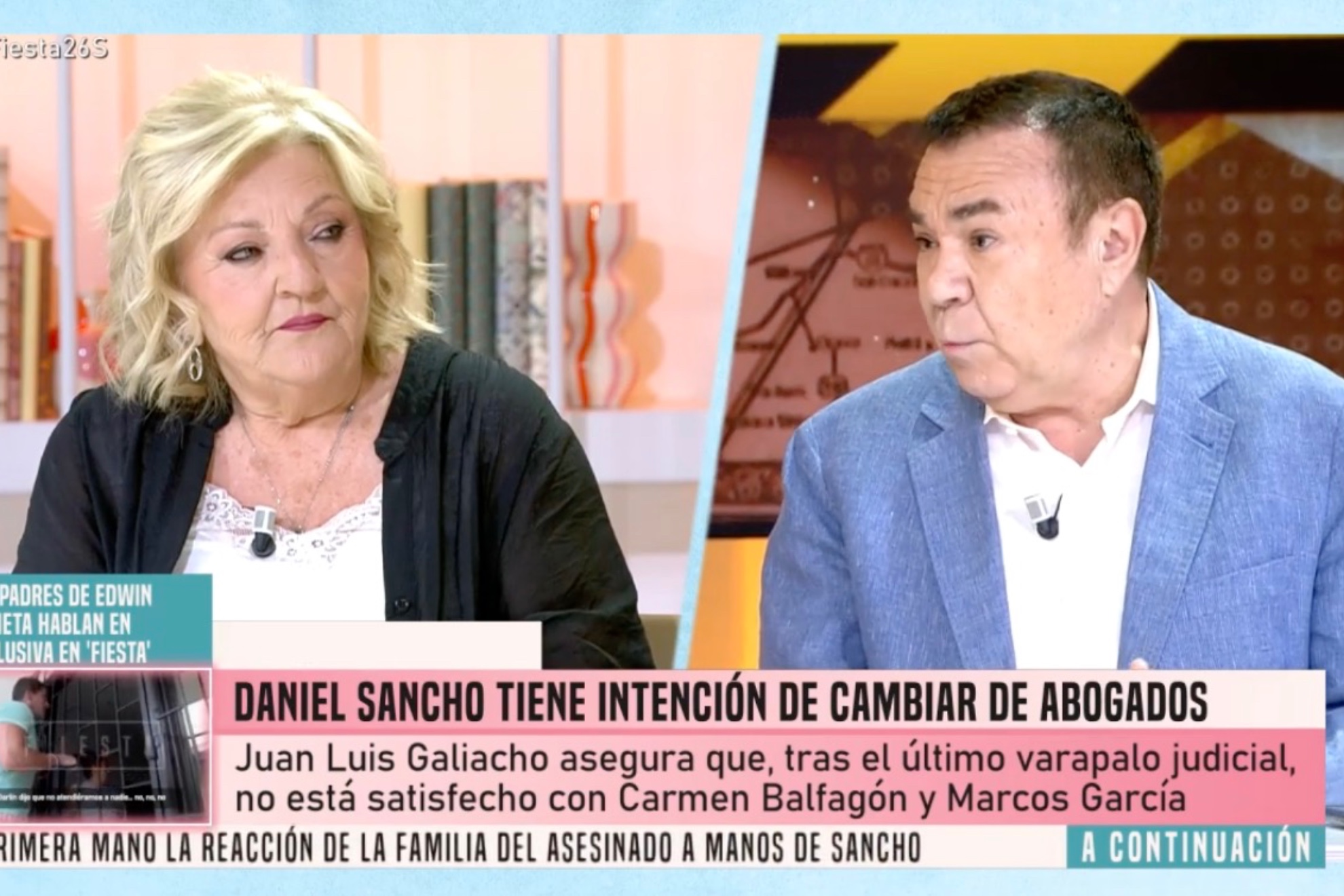 Captura de pantalla del programa 'Fiesta' Telecinco