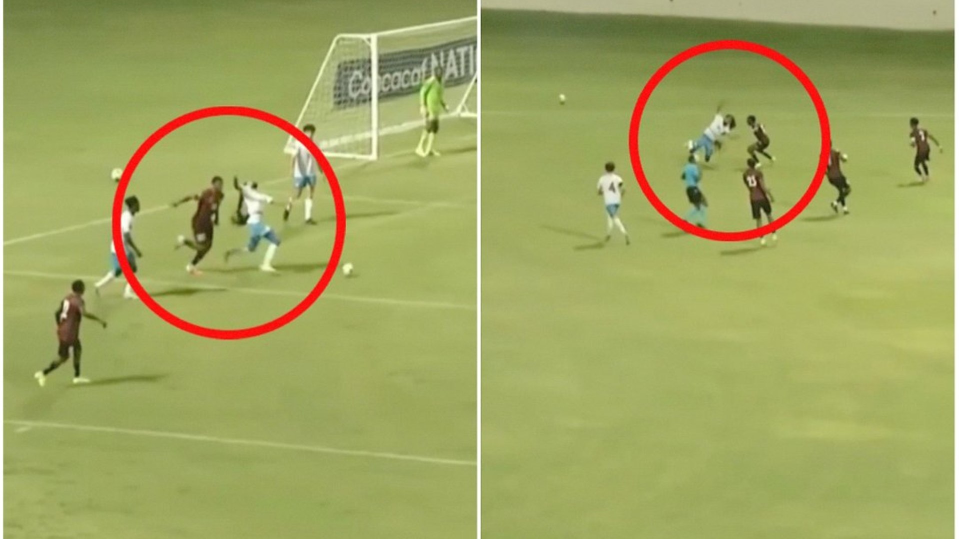  Sucedió en el partido entre Antigua y Barbuda y Anguila 