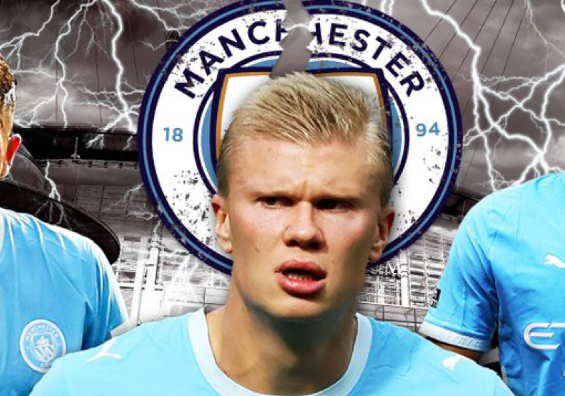 En Inglaterra temen que Madrid y Barcelona vayan a por Haaland y expolien el Manchester City The Sun