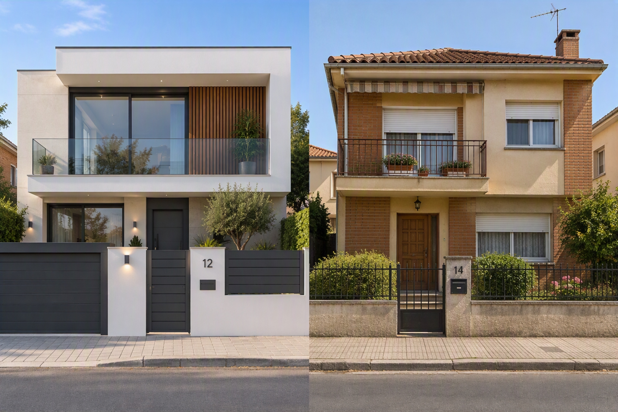La vivienda nueva y la vivienda usada. IA