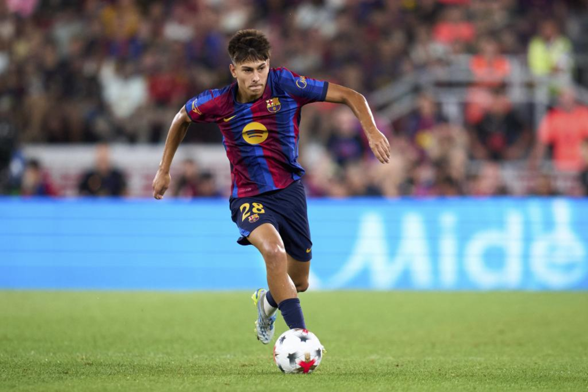 Brian Fariñas, durante el Gamper. Getty