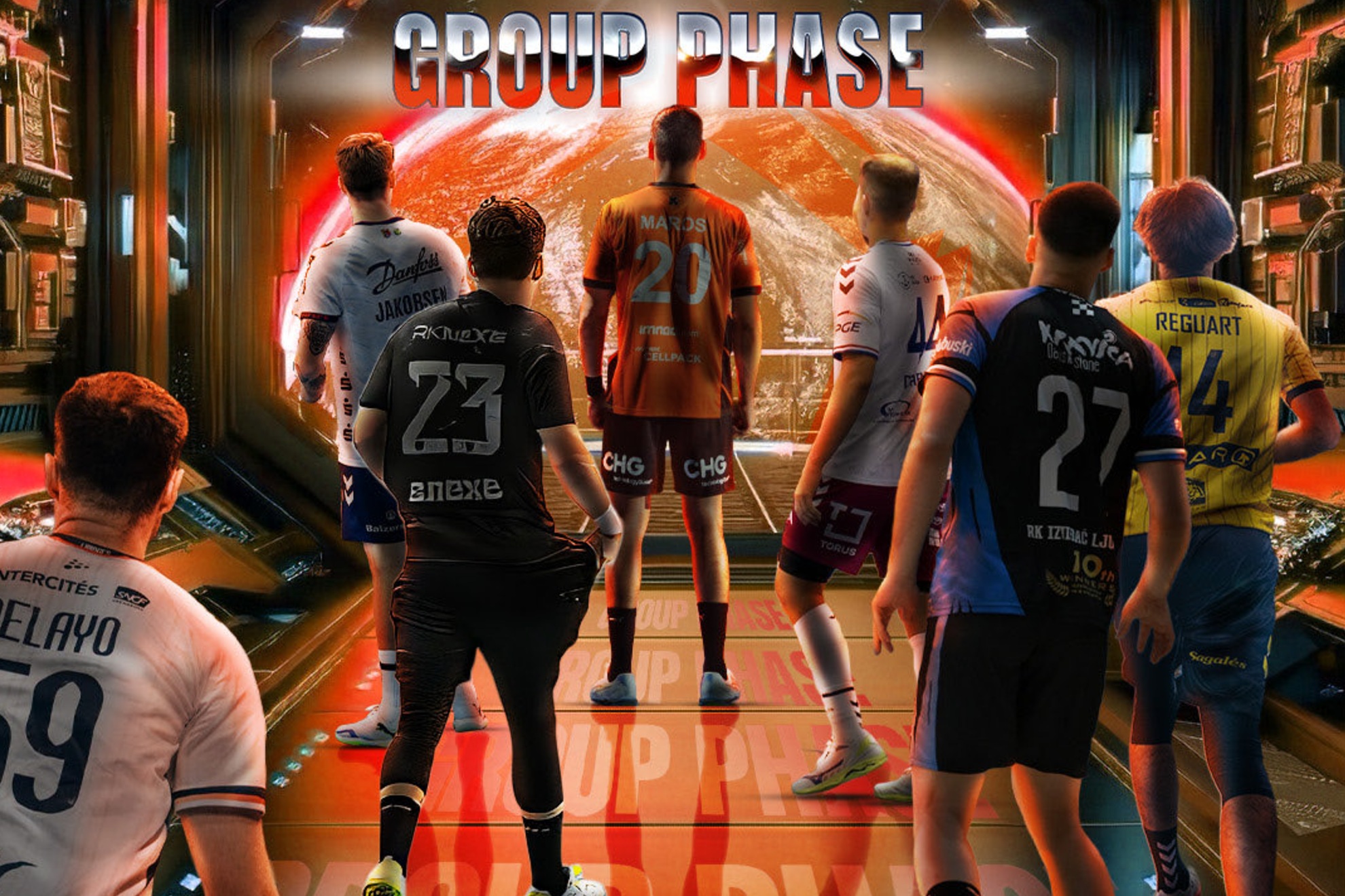 Cartel de la fase de grupos de la Liga Europea 2026/27 EHF